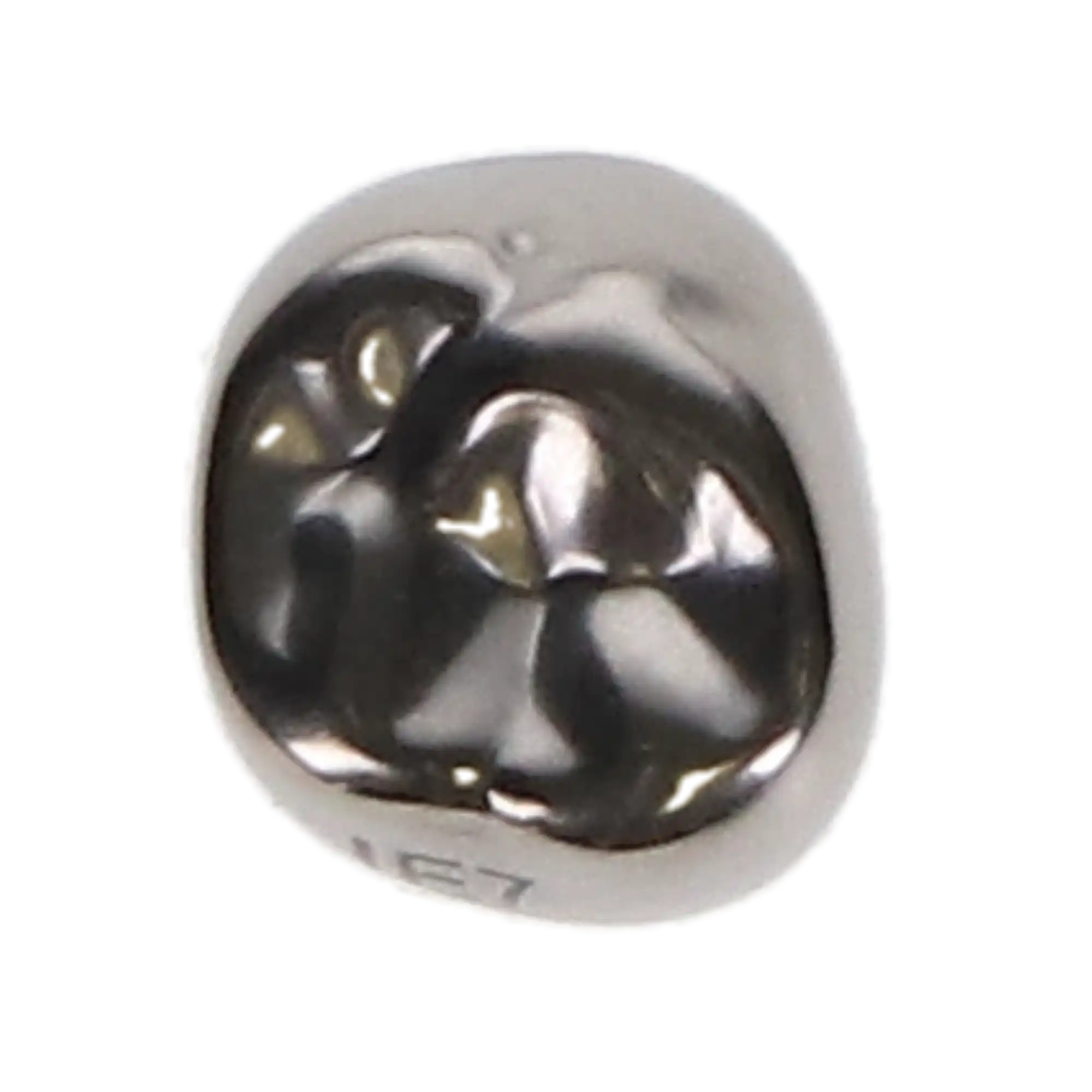 3M™ ESPE™ Stainless Steel Primary Molar Crown, Size EUL7, Upper Left Second Primary Molar, Box of 5 - 3M™ ESPE™ SS Crowns Size EUL7 2nd Primary Molar Box of 5 - Image 1