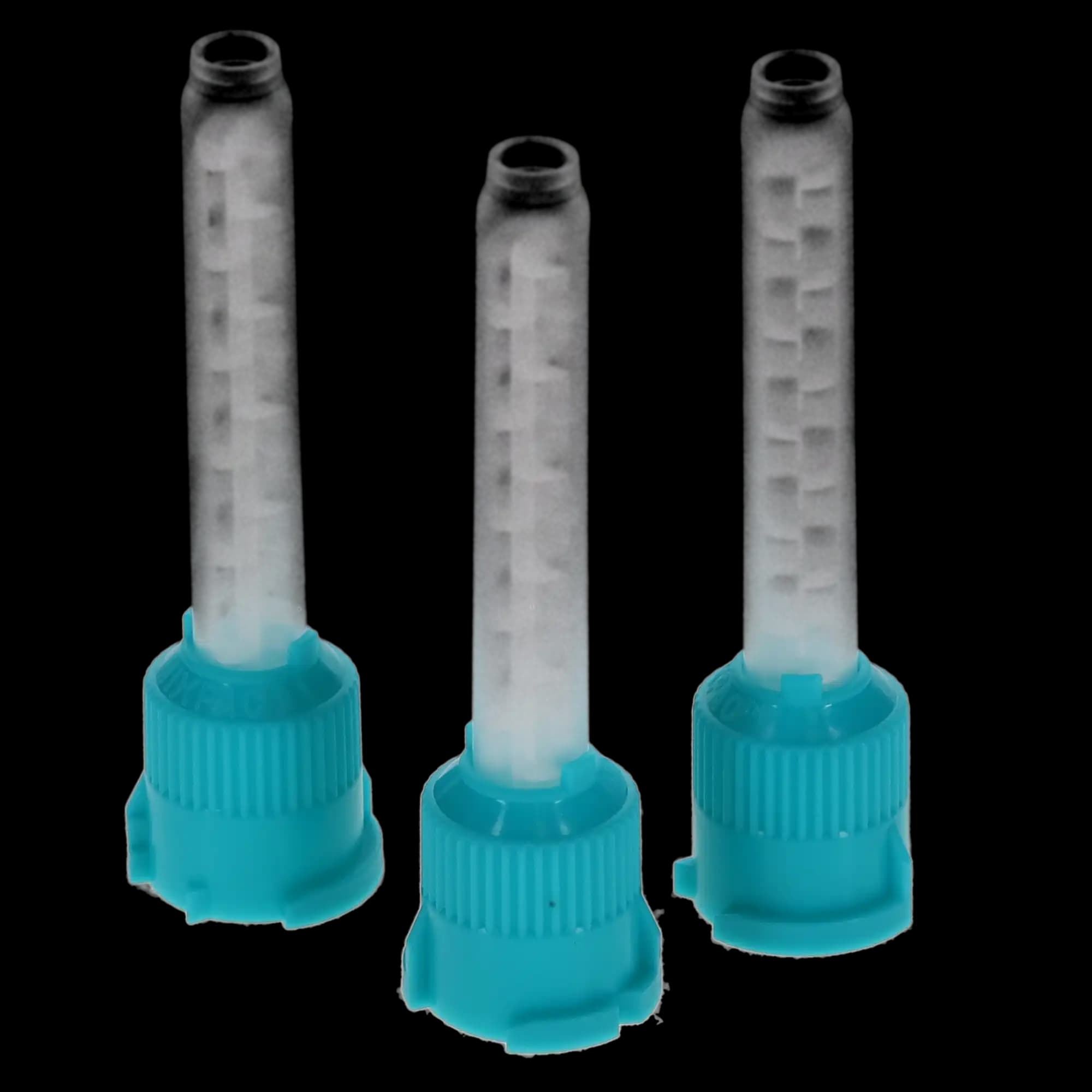 Mimic HP T-Style Mixing Tips, Heavy Body, 6.5 mm, Teal, 48/Pk, MTT-T thumbnail 2