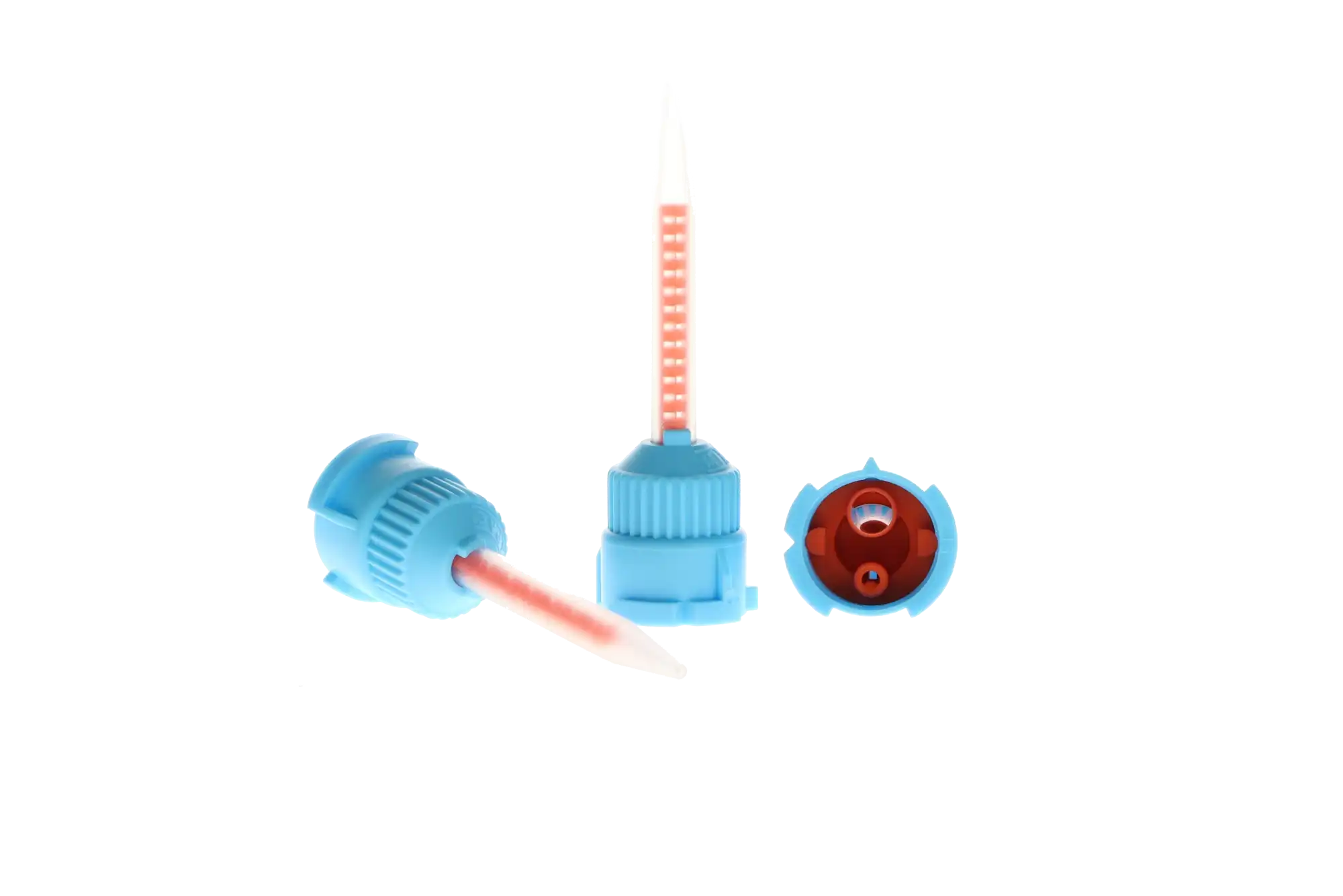 MIMIC C&B T-Style Mixing Tips, Blue/Orange, 4:1, 50/Pk, MTL-T thumbnail 3