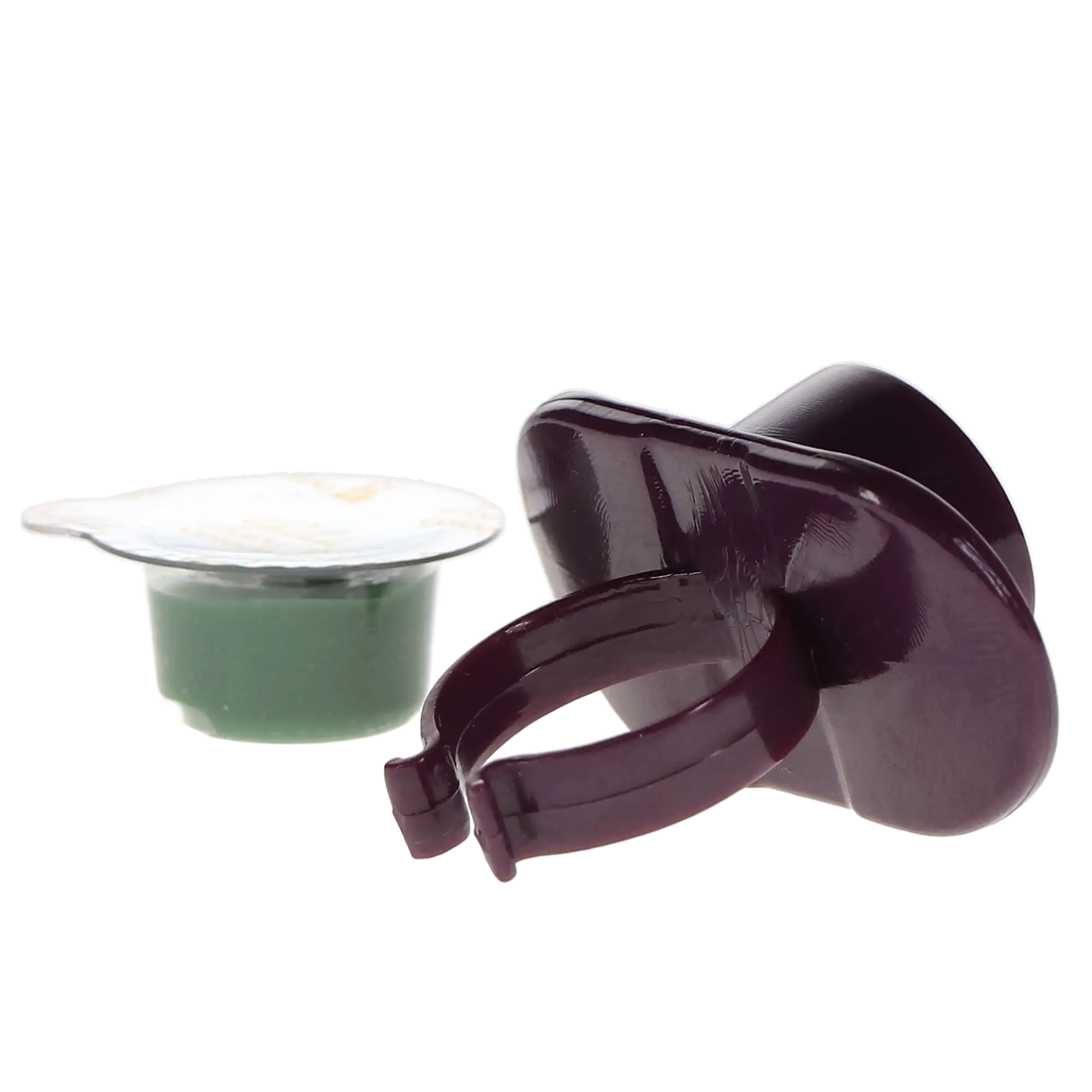 3D Dental Prophy Paste Cups, Medium Grit, Pina Colada Flavor, 1.23% APF, 200/Pk, PP-PCM thumbnail 2
