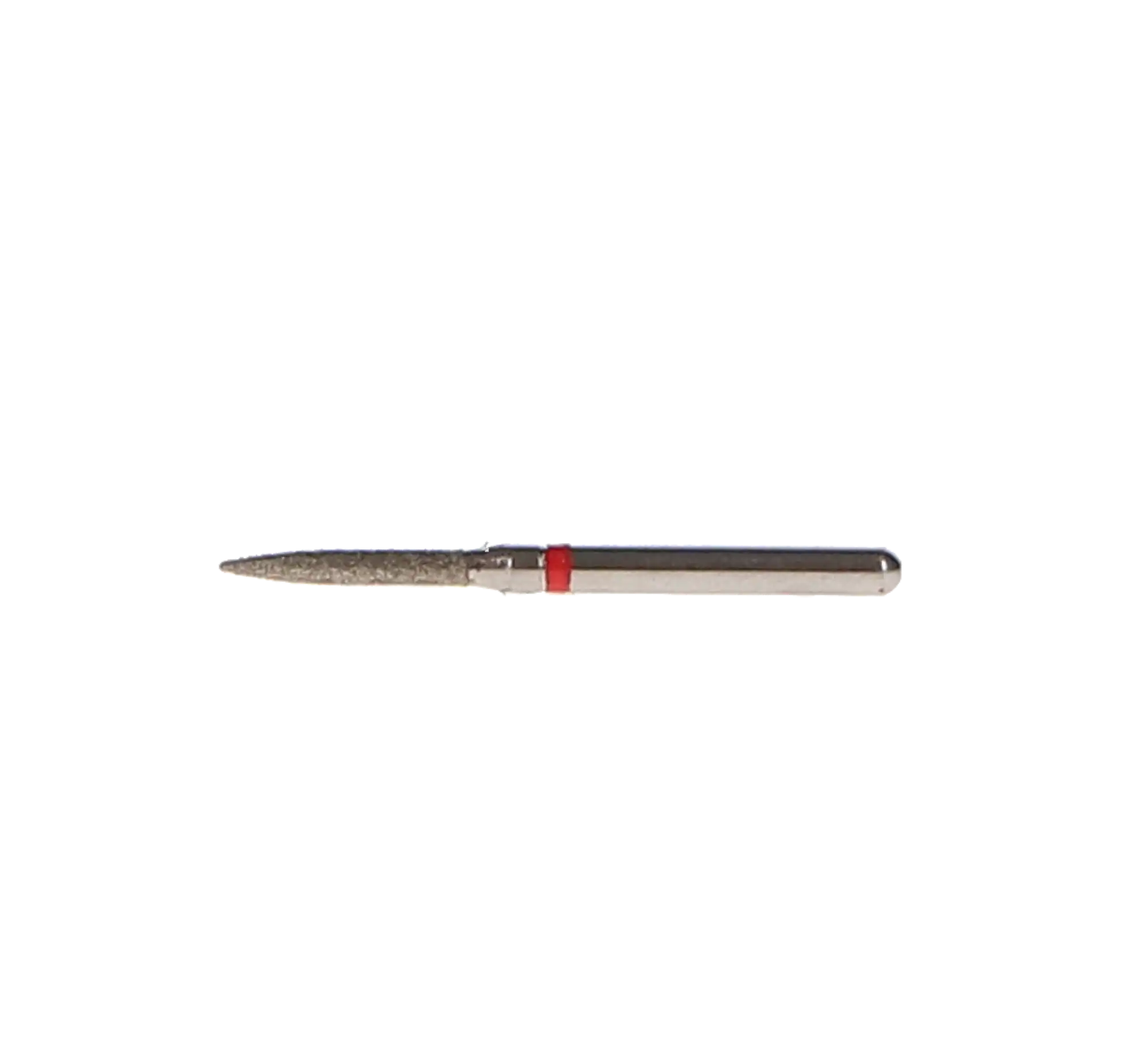 Sabur Diamond Bur, FG, Flame, Fine Grit, Red Ring, 1.2 mm, 861-012F, 10/Pk, DB-861-012F thumbnail 5