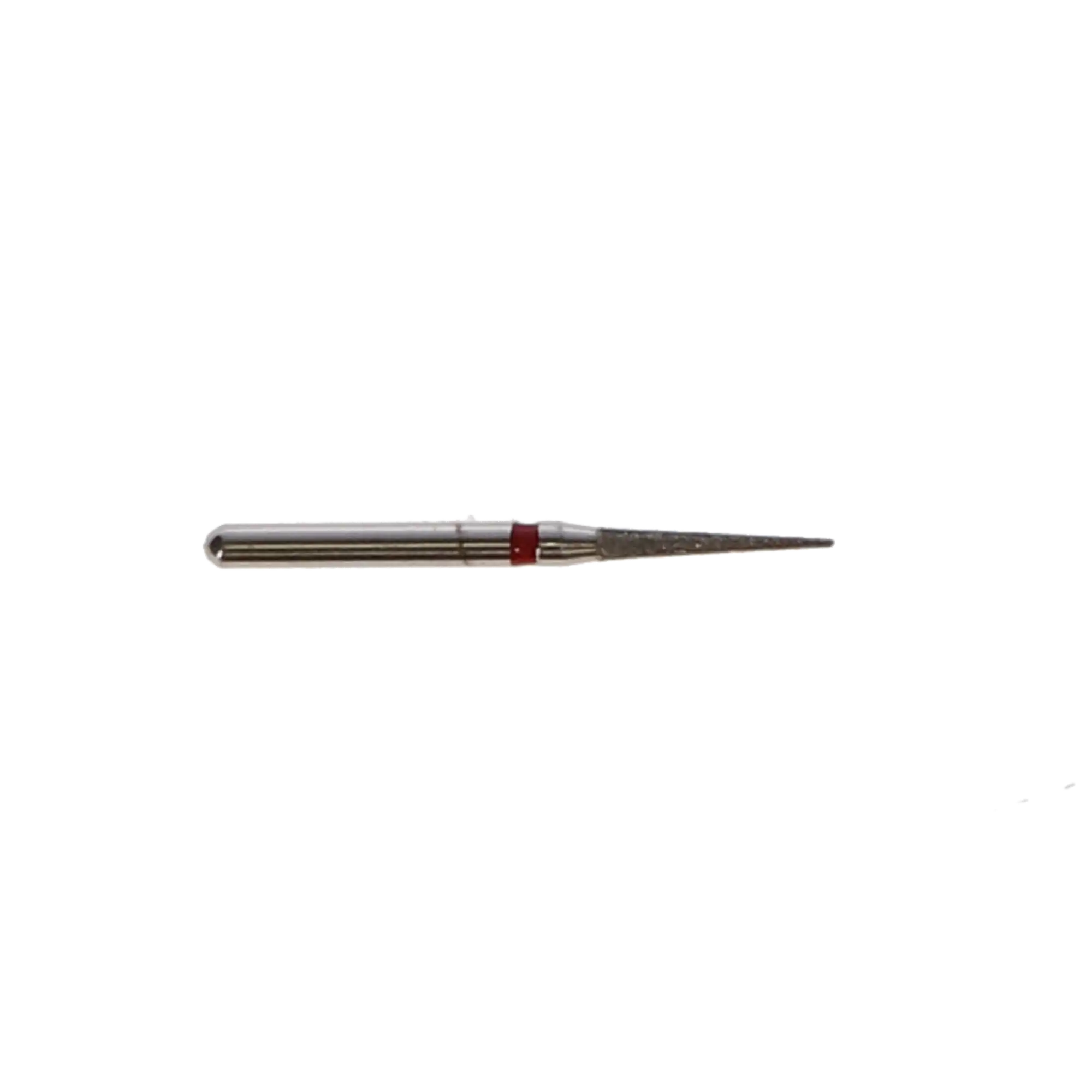 Sabur Diamond Bur, FG, Needle, Fine Grit, Red Ring, 1.2 mm, 858-012F, 10/Pk, DB-858-012F thumbnail 6