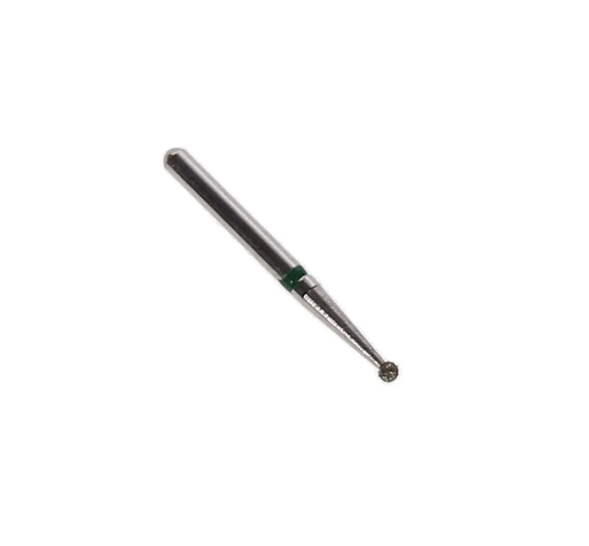 Sabur Diamond Bur, FG, Round, Coarse, Green, 1.2 mm, 801-012C, 10/Pk, DB-801-012C - Sabur, Diamond Bur, FG, Round, Coarse, Green, 1.2 mm, 801-012C, 10/Pk, DB-801-012C - Image 1