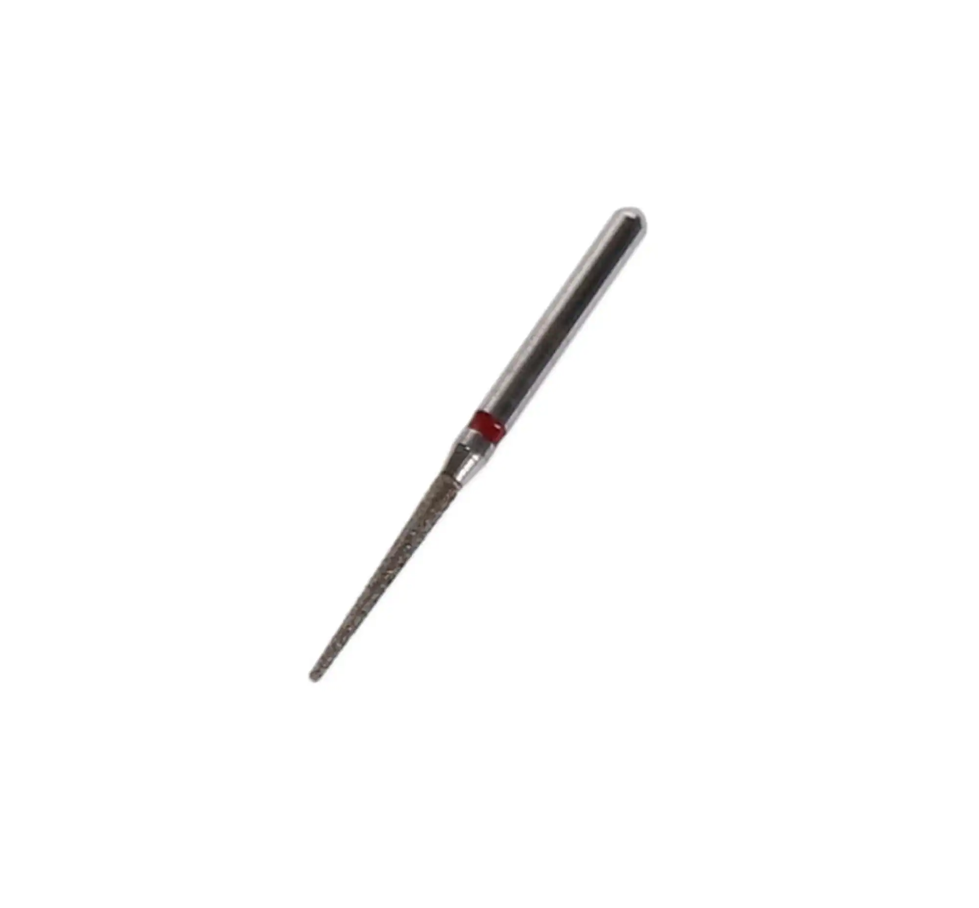 Sabur Diamond Bur, FG, Round End Taper, Fine Grit, Red Ring, 1.2 mm, 850-012F, 10/Pk, DB-850-012F thumbnail 3