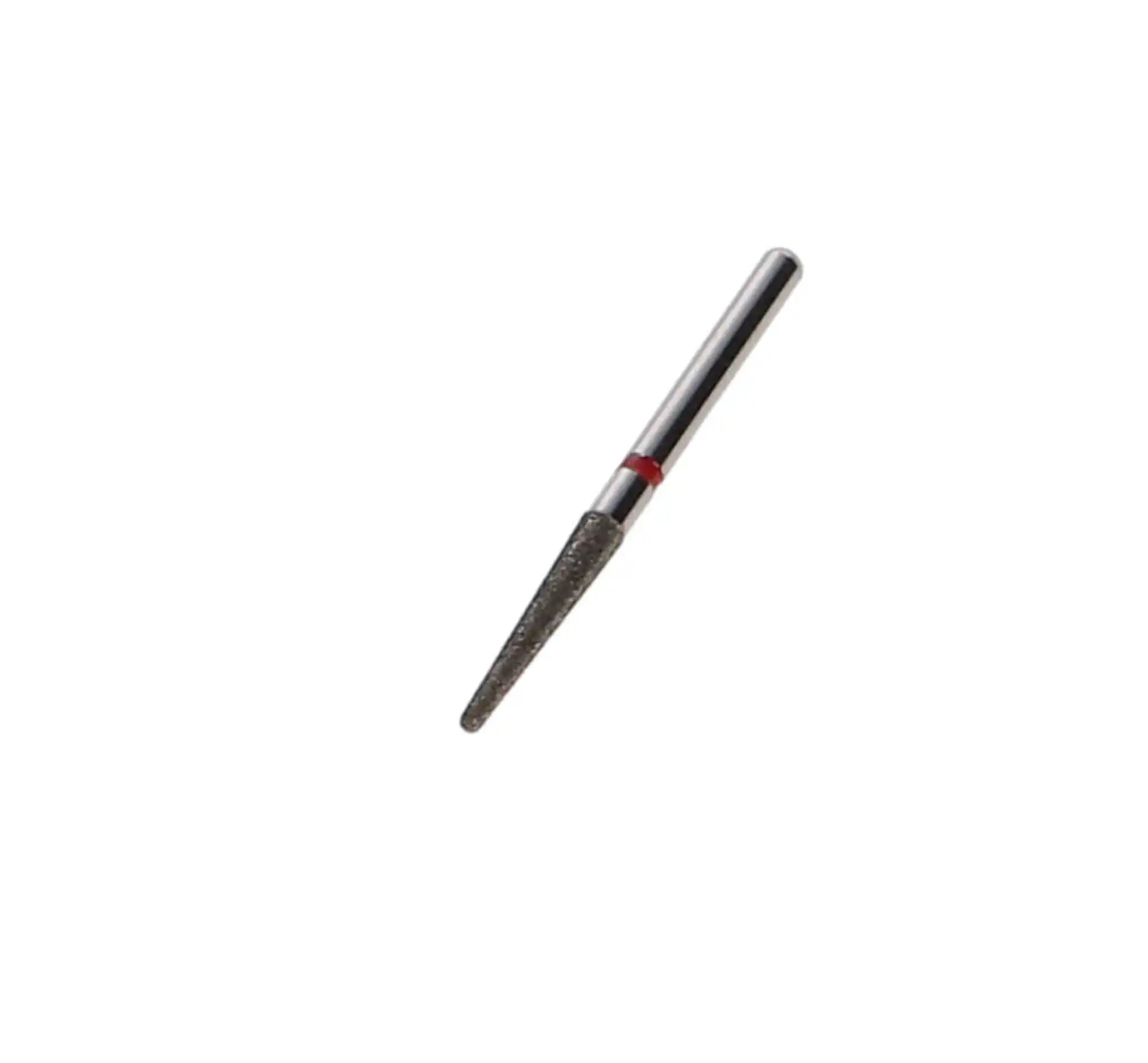Sabur Diamond Bur, FG, Round End Taper, Fine, Red, 1.8 mm, 850-018F, 10/Pk, DB-850-018F thumbnail 2
