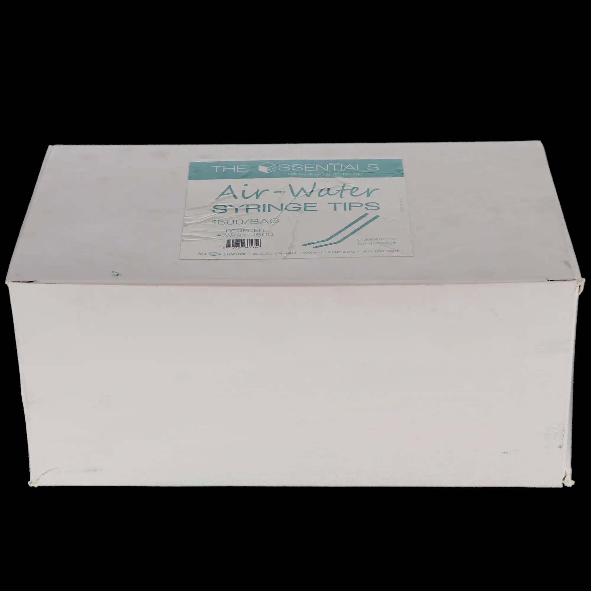 Sani-Tip Type Plastic Air/Water Syringe Tips, Clear, 1500/Pk, AWST-1500 thumbnail 4