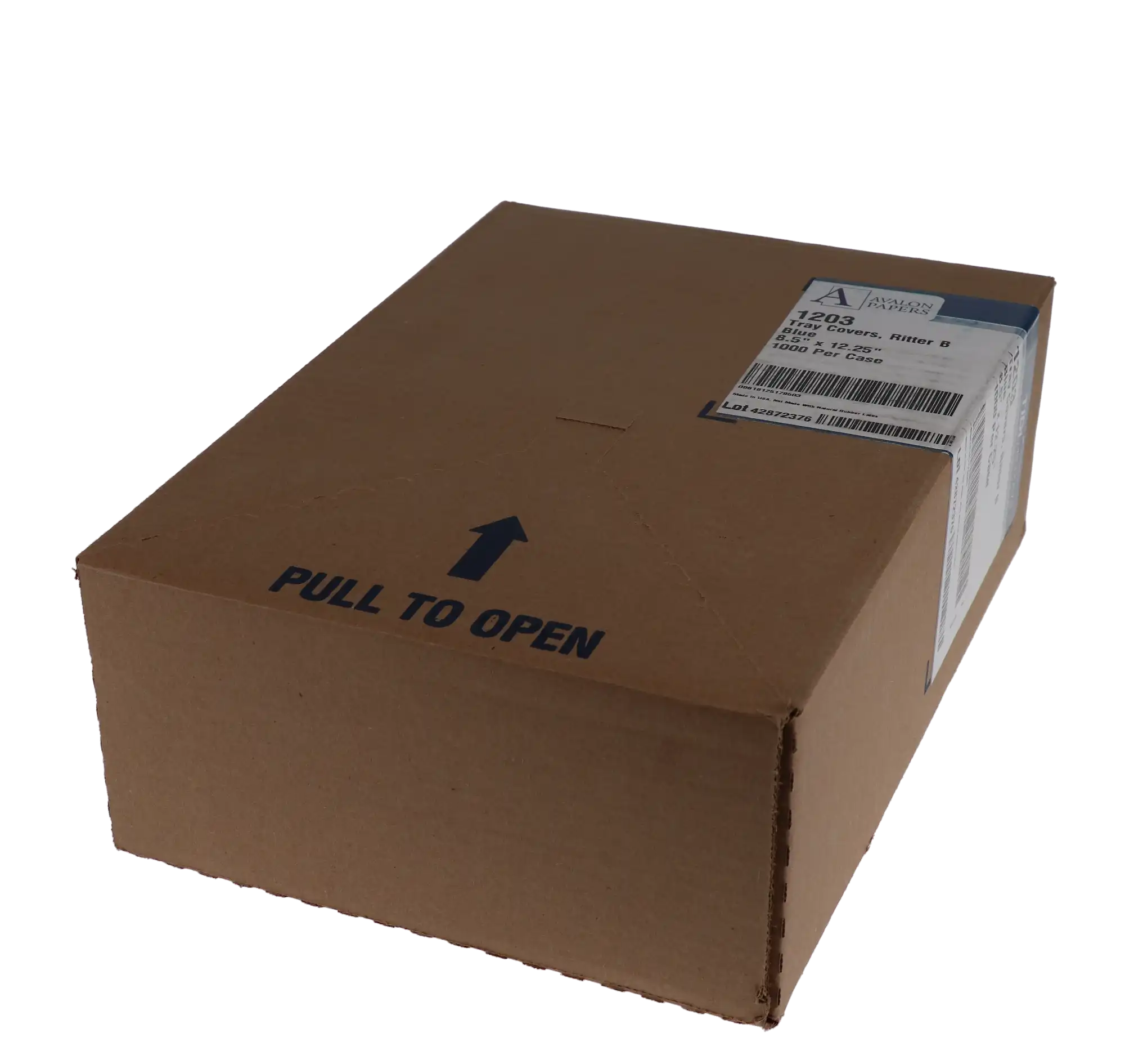 Disposable Paper Tray Covers, Ritter #B, 8.5" x 12.25", Blue, 1000/Pk, PTC-B thumbnail 4