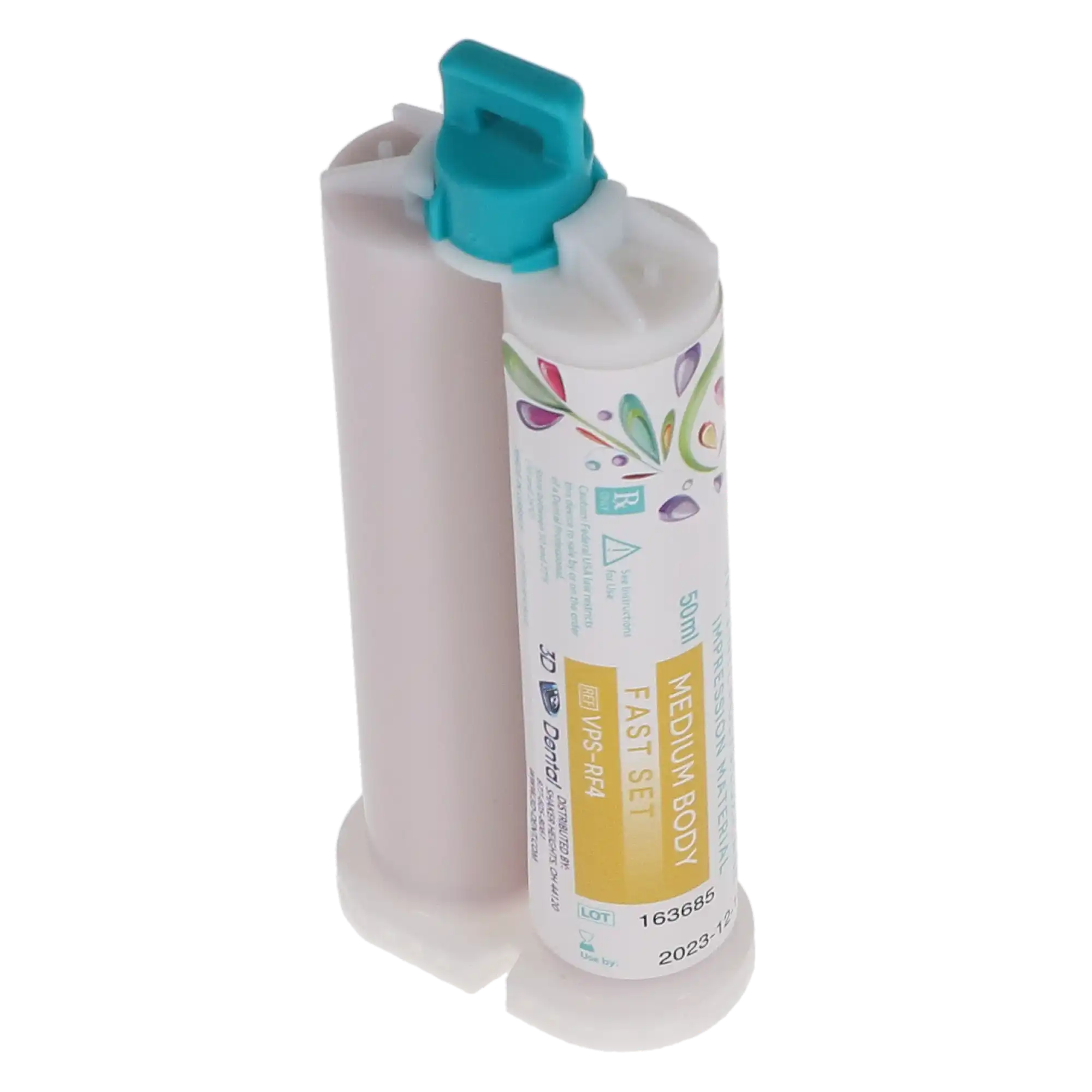 Mimic VPS Impression Material, Medium Body, Fast Set, 50 ml Cartridges, 4/Pk, VPS-RF-4 thumbnail 3