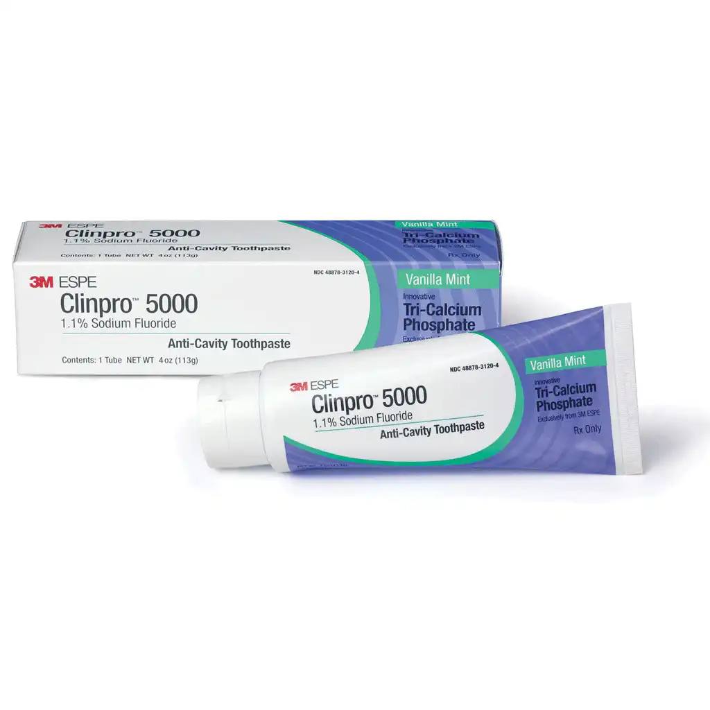 Clinpro 5000 Toothpaste, Vanilla Mint, 4 oz Tube, 24/Case, 12115-CS - Clinpro 5000 Toothpaste Van-Mint 4oz. 24/Cs - 12115-CS - Image 1