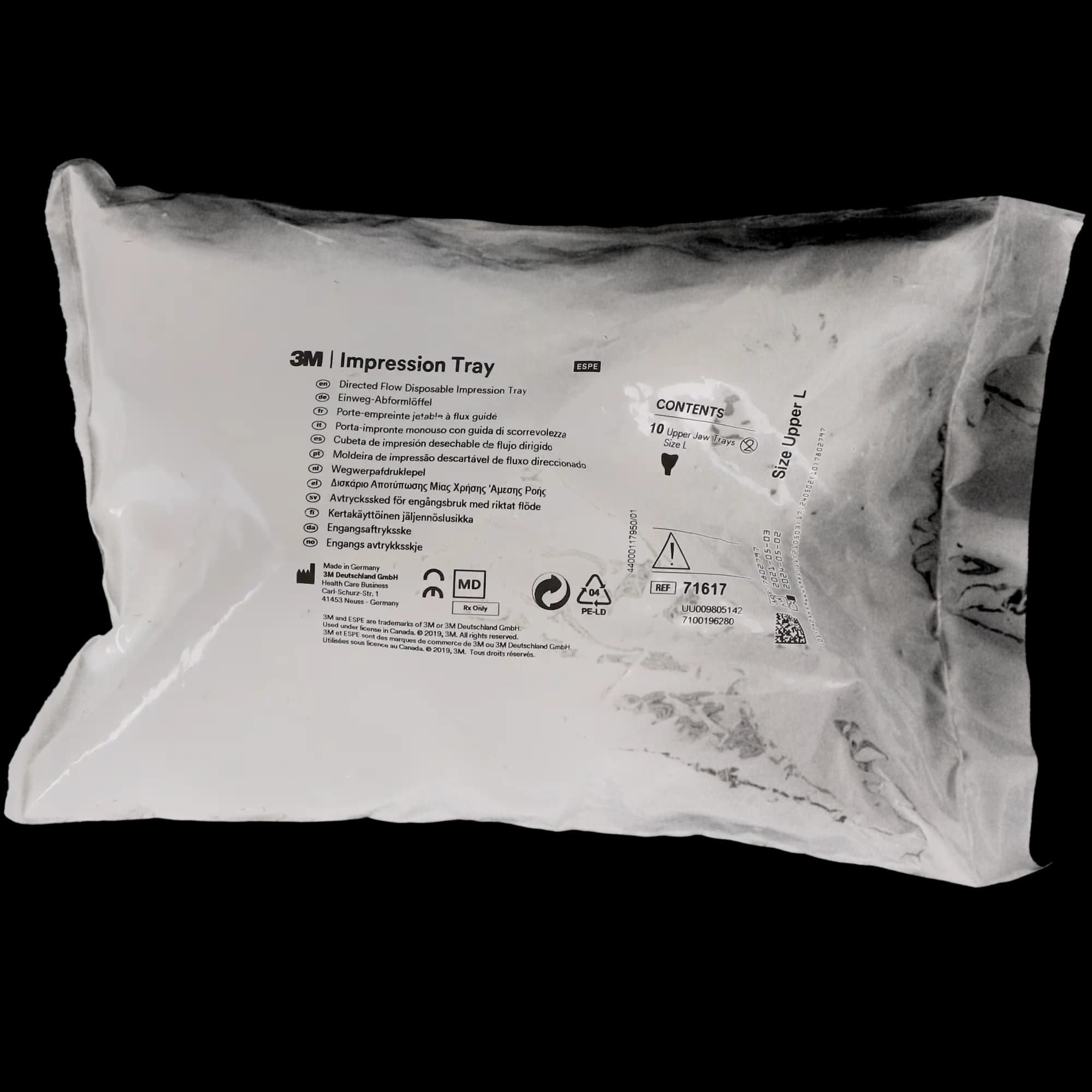 3M Directed Flow Disposable Impression Tray, Large Upper, Refill, 10/Pk, 71617 thumbnail 5