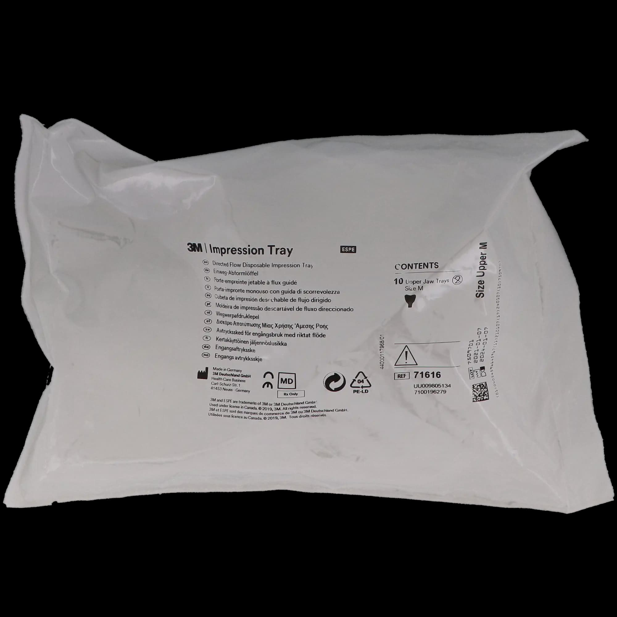 3M Directed Flow Disposable Impression Tray, Medium Upper, Refill, 10/Pk, 71616 thumbnail 5