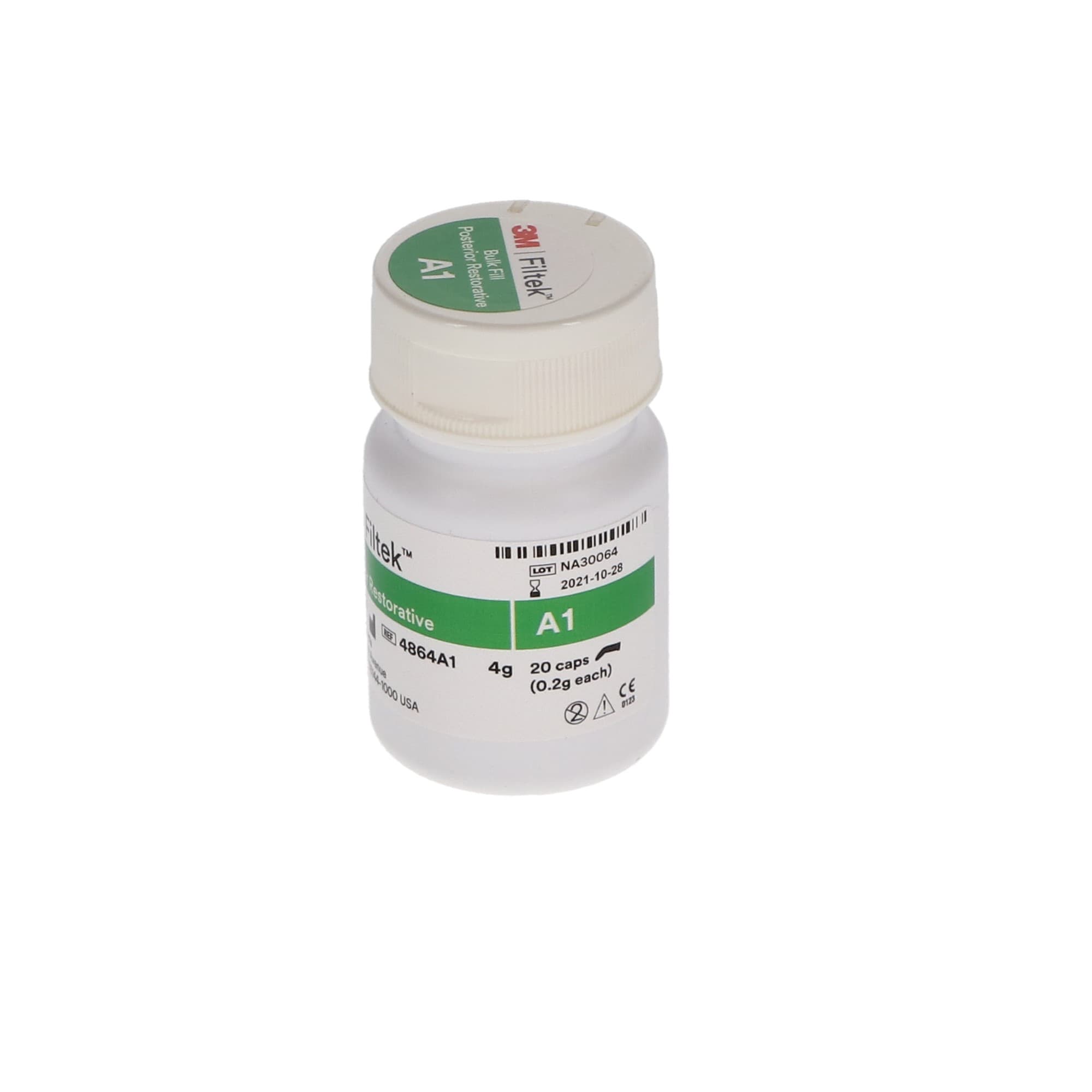 3M Filtek Bulk Fill Posterior Restorative, Capsules, 0.2 g, Shade A1, 20/Pk thumbnail 2