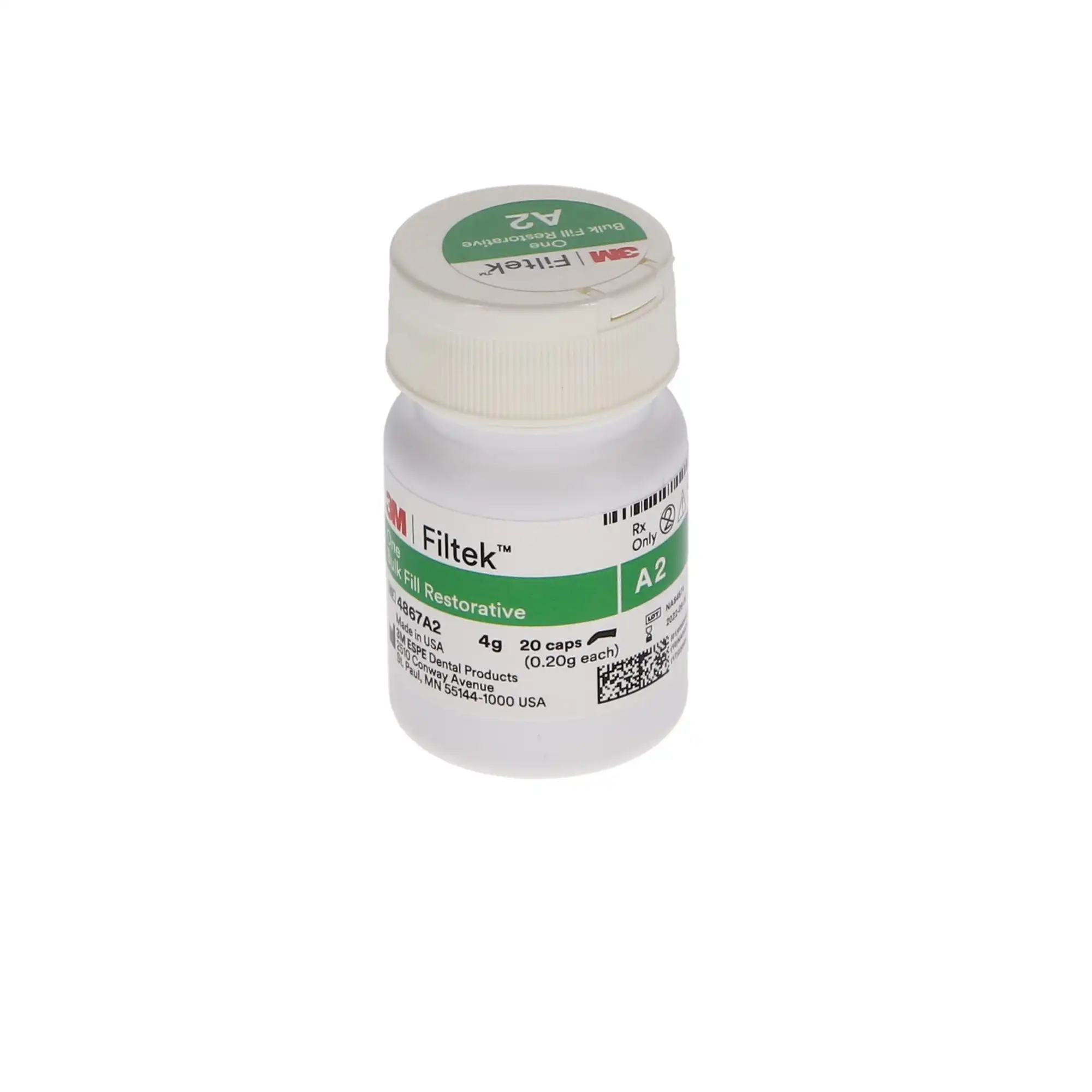 3M Filtek One Bulk Fill Restorative, Capsule Refill, Shade A2, 0.2 g, 20/Pk, 4867A2 thumbnail 5