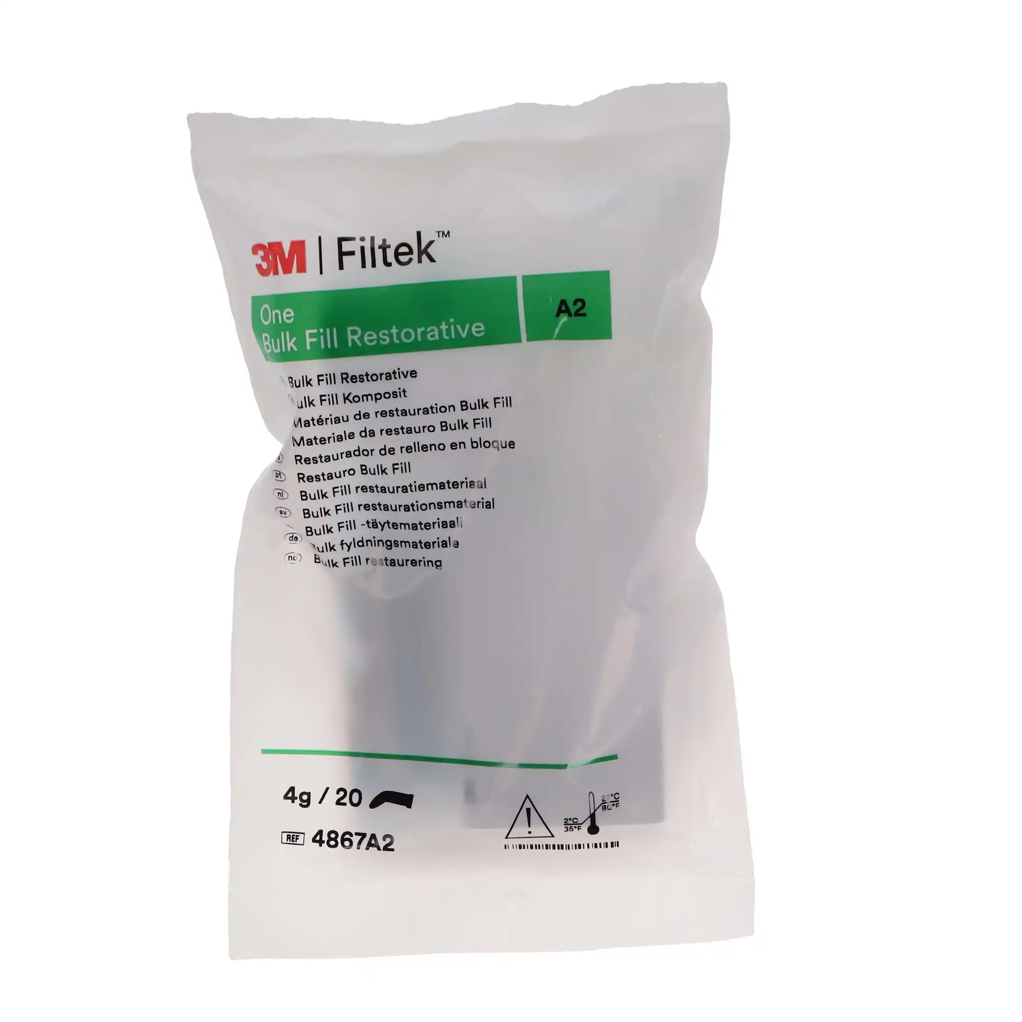 3M Filtek One Bulk Fill Restorative, Capsule Refill, Shade A2, 0.2 g, 20/Pk, 4867A2 thumbnail 7