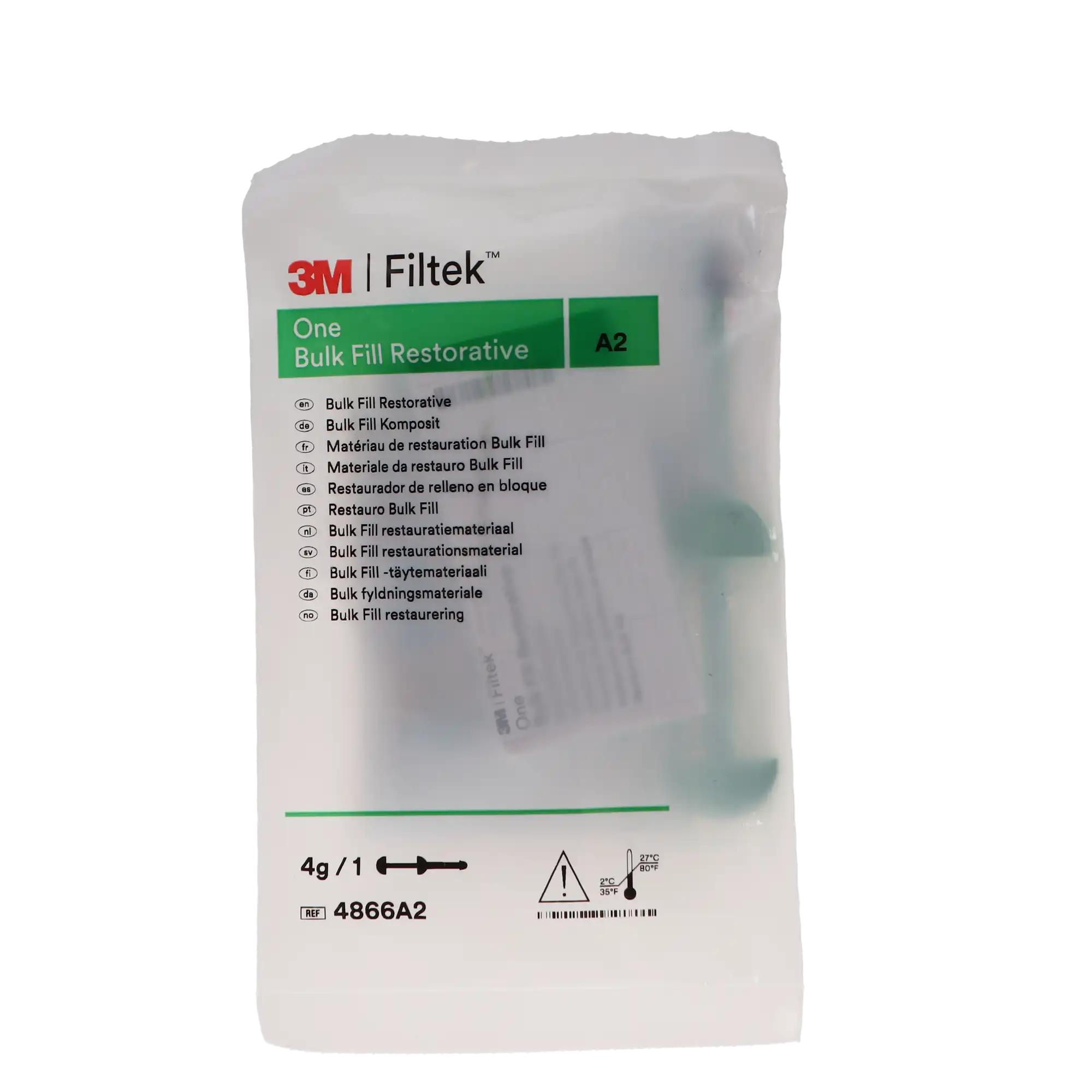 3M Filtek One Bulk Fill Restorative, Syringe Refill, 4g, Shade A2, 4866A2 thumbnail 9