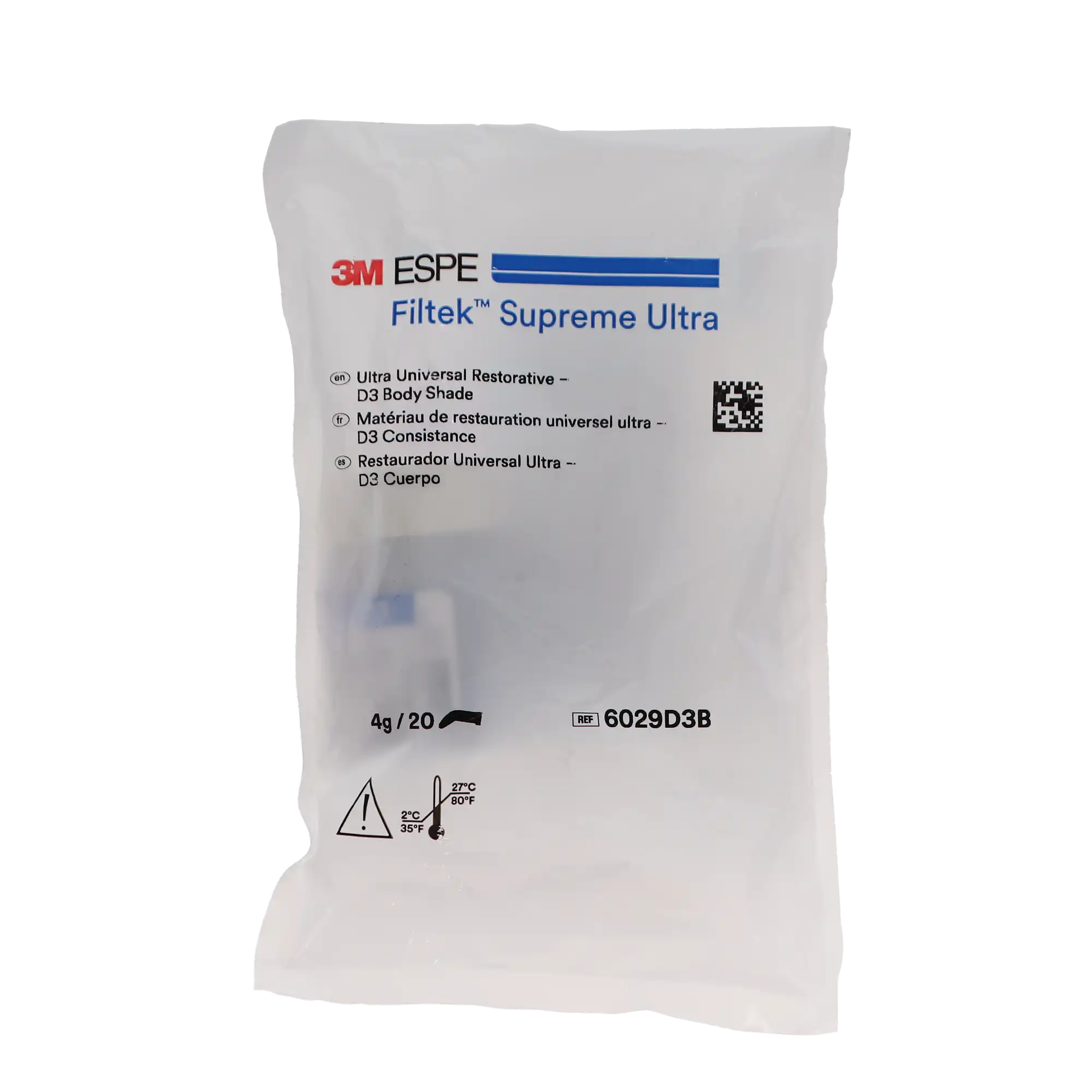 3M Filtek Supreme Ultra Universal Restorative, D3 Body Shade, 0.2 g Capsules, 20/Pack, 6029D3B thumbnail 10