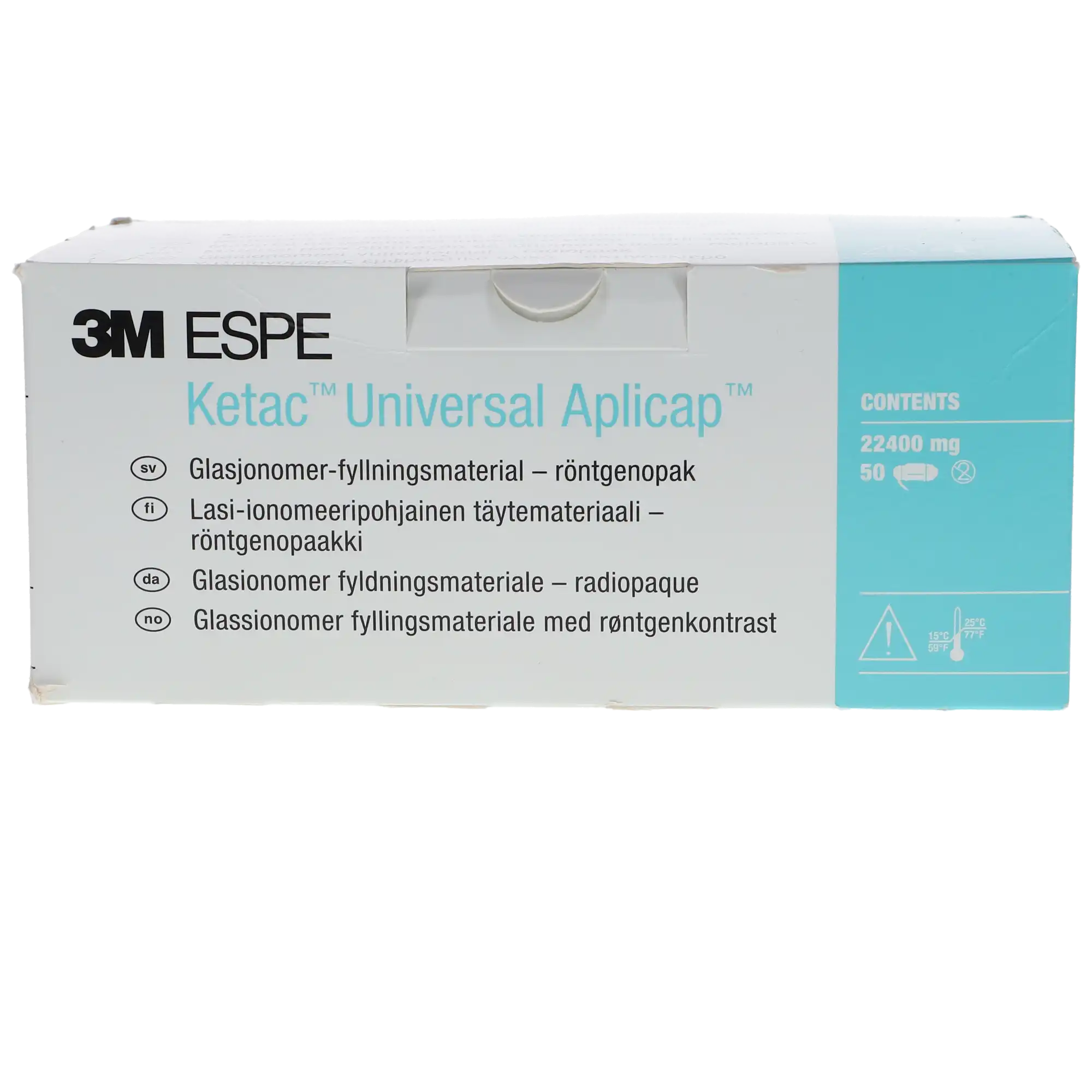 Ketac Universal Aplicap Glass Ionomer Restorative, Self-Cure, Capsule Refill, Assorted Shades, 50/Pk, 61085 thumbnail 4
