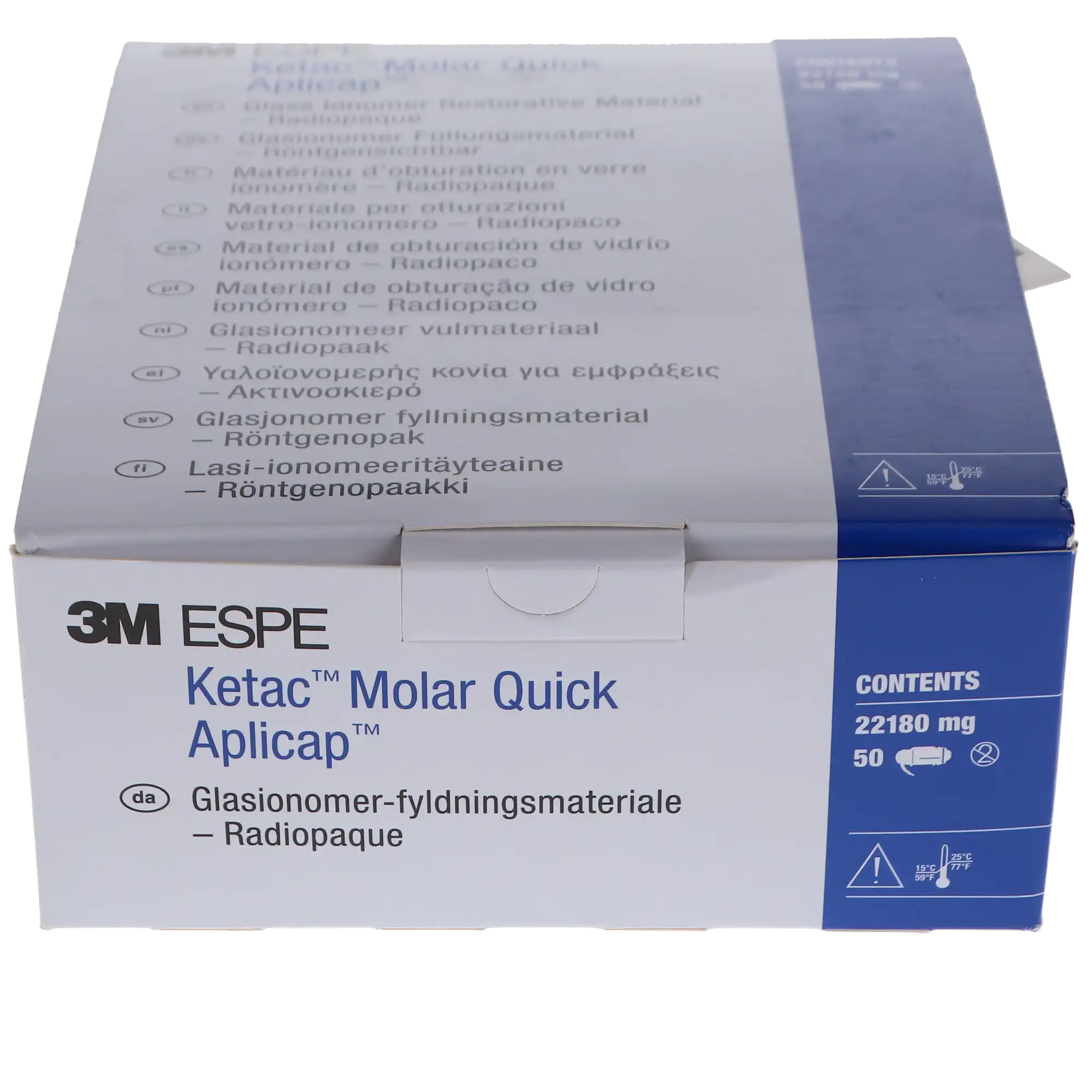 3M Ketac Molar Quick Aplicap Glass Ionomer Restorative, Shade A2, Refill, 50 Capsules, 56363 thumbnail 10