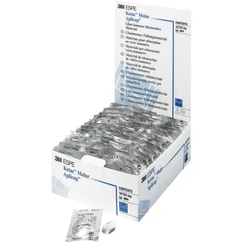 3M Ketac Molar Quick Aplicap Glass Ionomer Restorative, Assorted Shades Refill, 50 Capsules, 56369 thumbnail 8