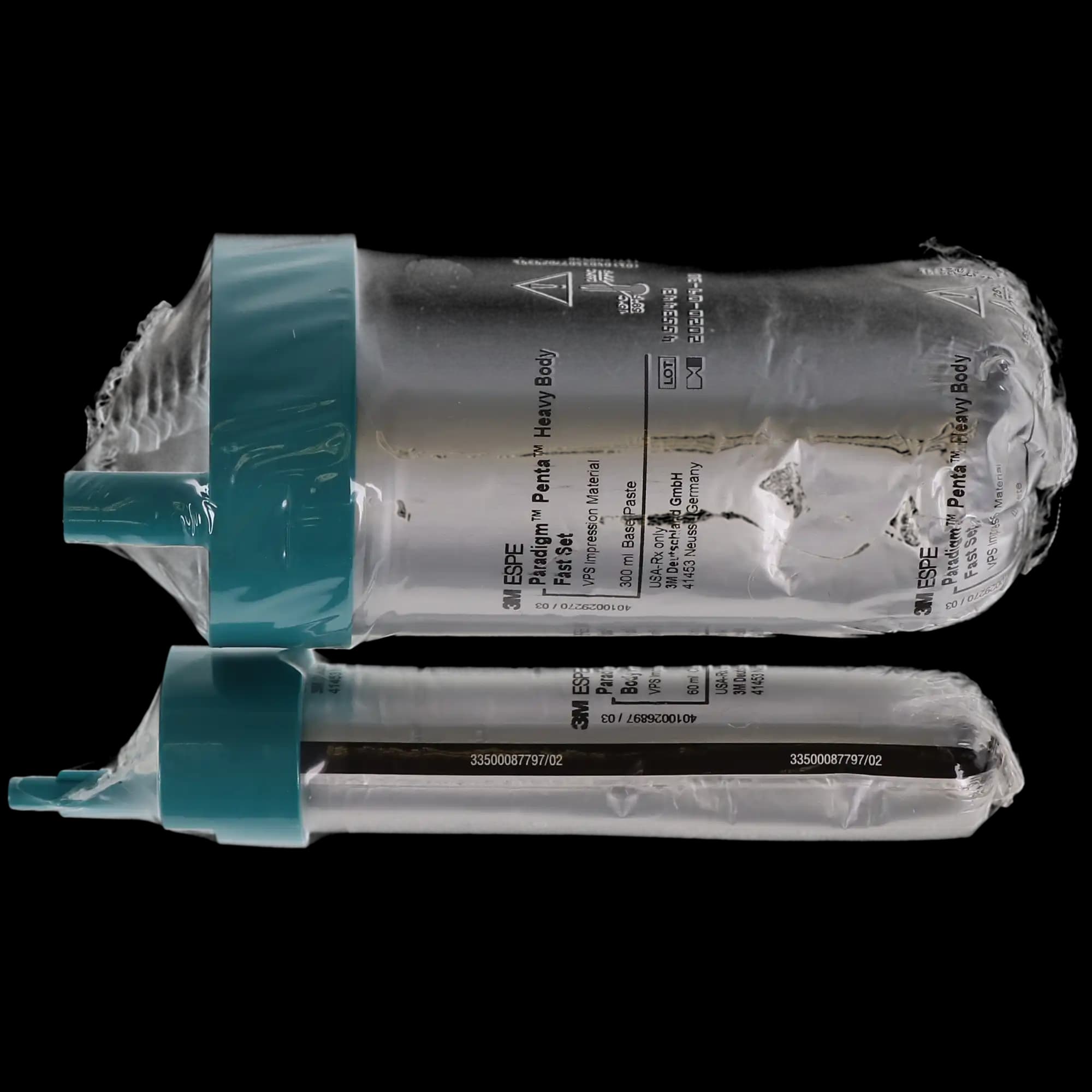3M Paradigm Penta Heavy Body Fast Set VPS Impression Material, 2-Pack (2 x 300 ml Base, 2 x 60 ml Catalyst), 36717 thumbnail 7