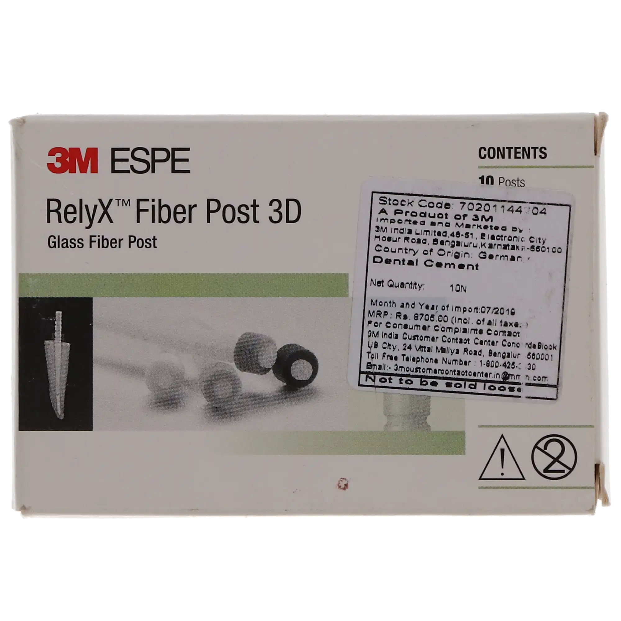 3M RelyX Fiber Post 3D Glass Fiber Post Refill, Size 2, Red, 1.6 mm, 10/Pk, 56950 thumbnail 9