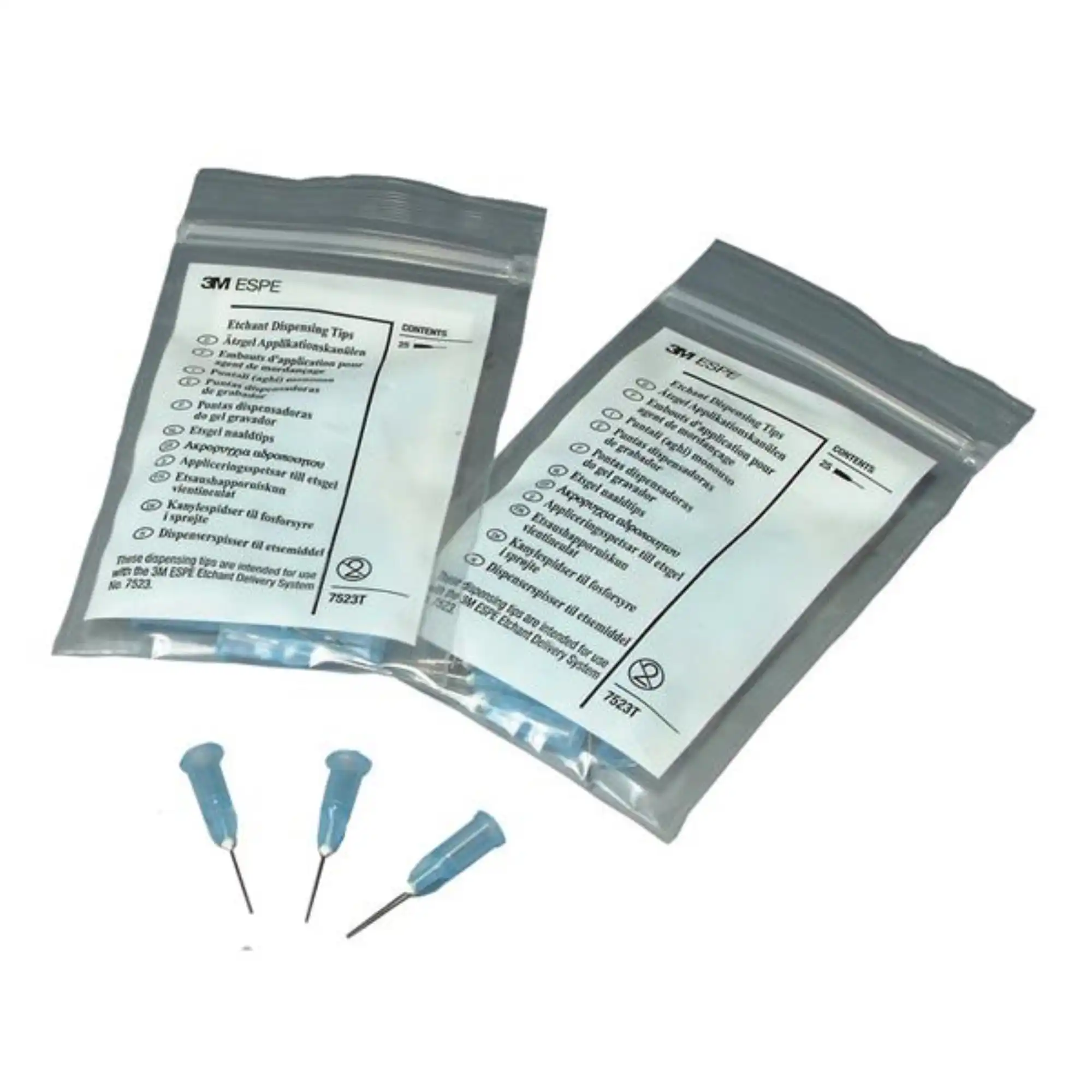 3M Scotchbond Etchant Dispensing Syringe Tips, Blue, 18 Gauge, Straight, 25/Pk, 41274 thumbnail 5
