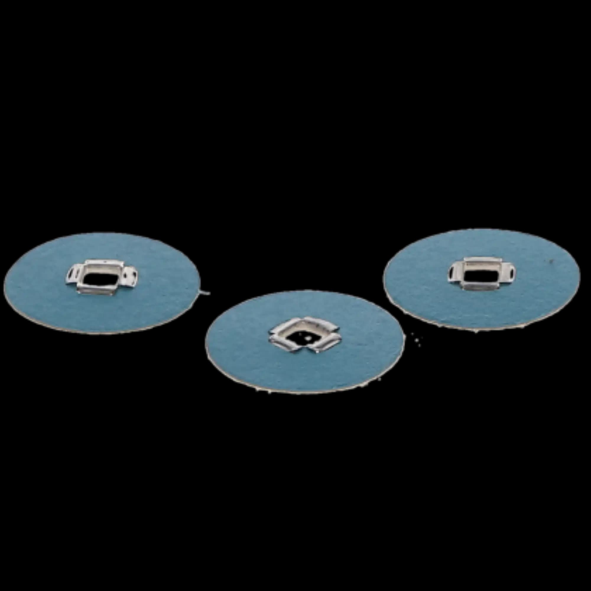 3M Sof-Lex Contouring and Polishing Discs, Square Eyelet Center, 5/8" (0.625"), Fine, Medium Blue, 100/Pk, 1958F thumbnail 4