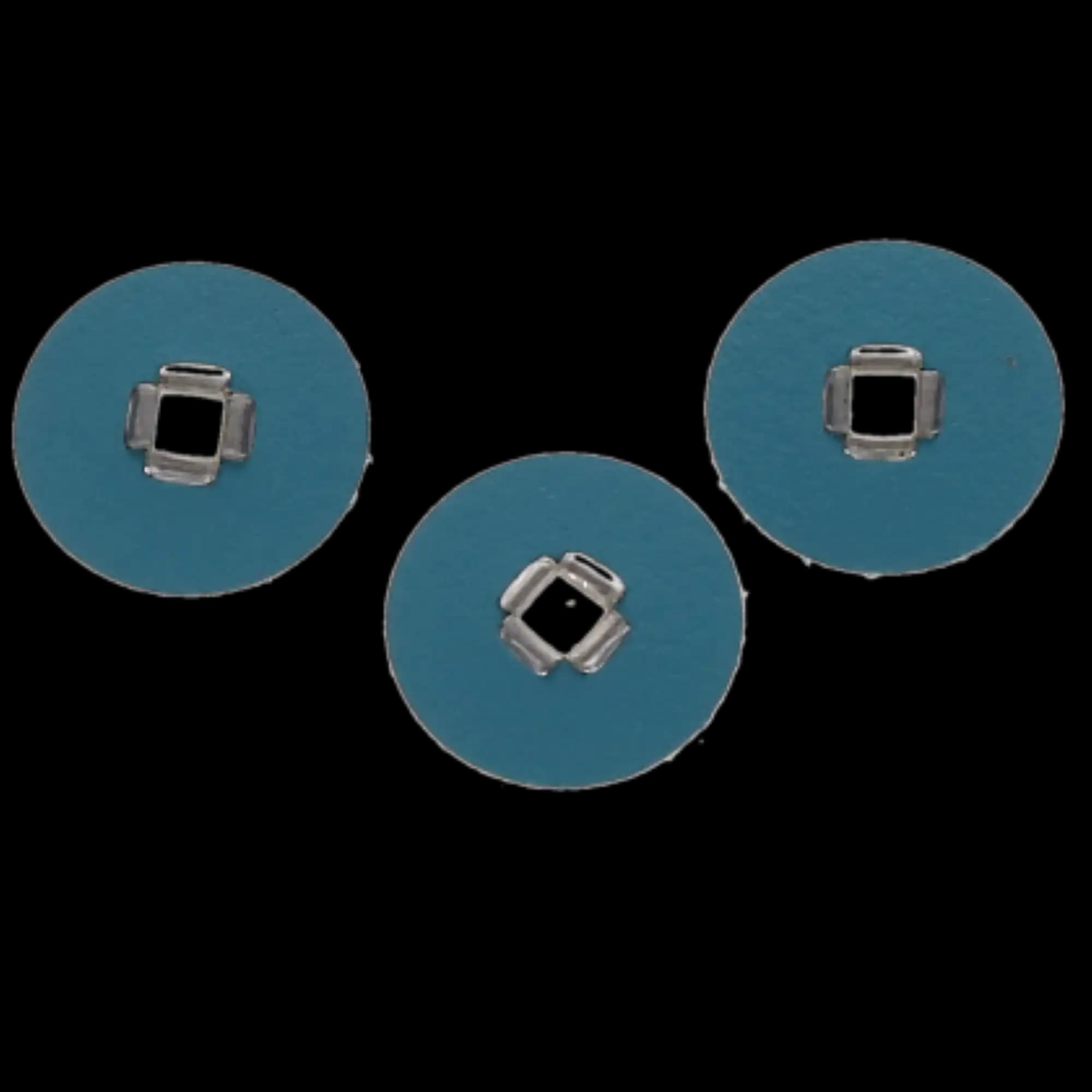 3M Sof-Lex Contouring and Polishing Discs, Square Eyelet Center, 5/8" (0.625"), Fine, Medium Blue, 100/Pk, 1958F thumbnail 5