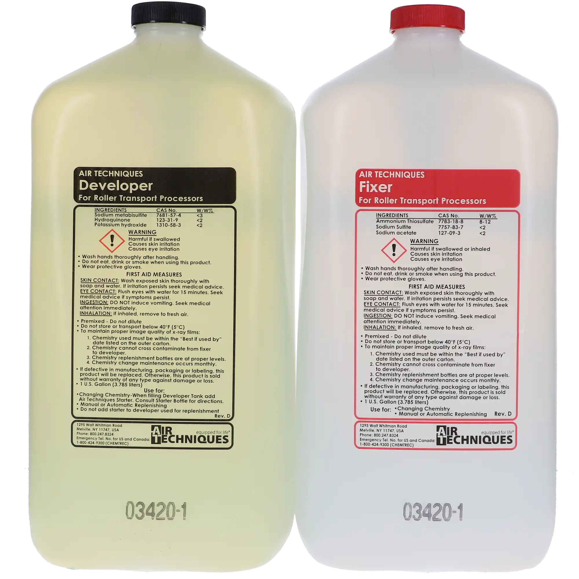 Air Techniques AT-2000 Developer and Fixer, Ready-to-Use Liquid Concentrates, 2/Pack, 40270 thumbnail 5