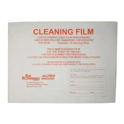 Air Techniques Cleaning Film for Roller Processors, 9" x 12", 12 Sheets/Pk, 40140 thumbnail 2
