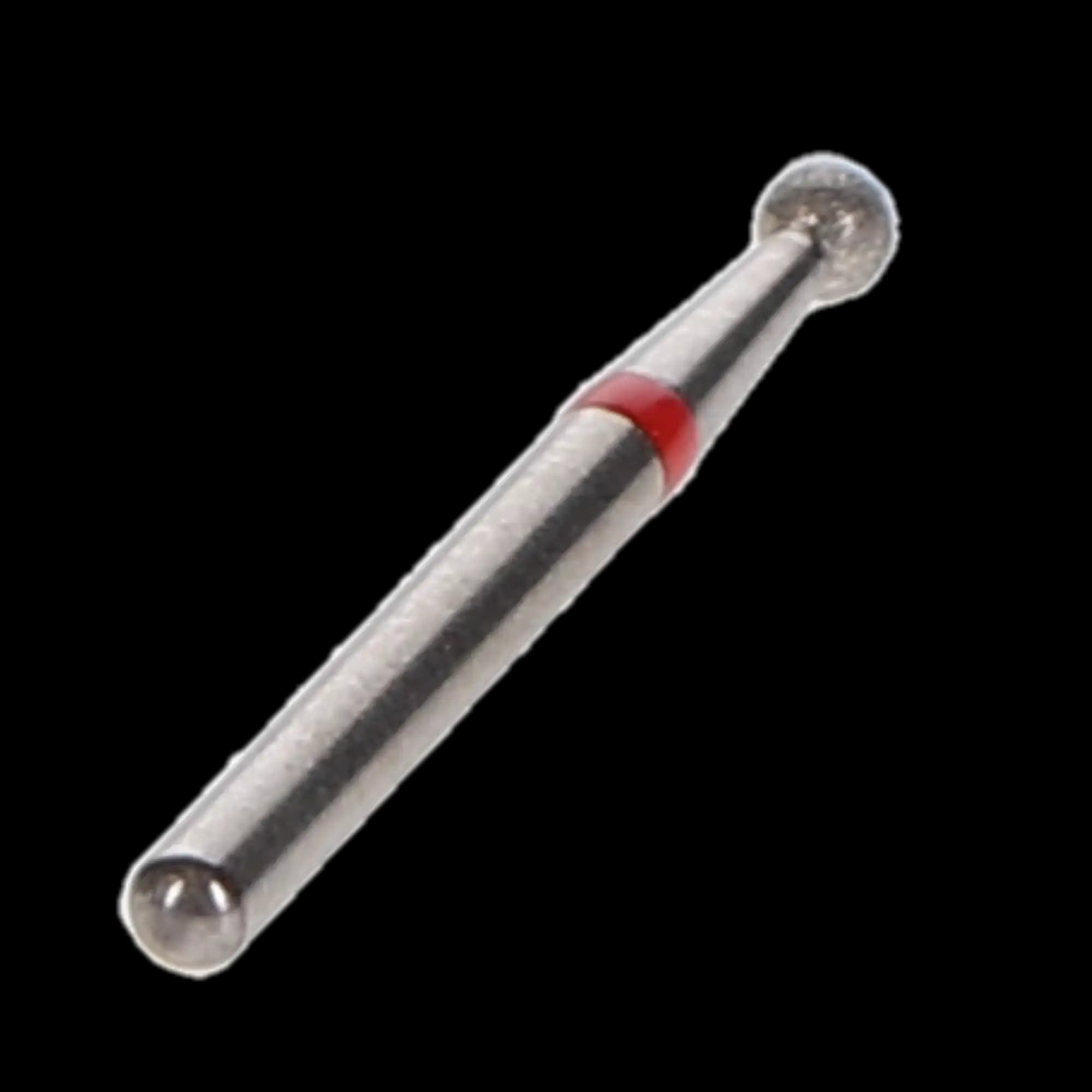 NTI Diamond Bur, FG, Round, #801, 1.8 mm, Fine Grit, Red Ring, 5/Pk, F801-018 thumbnail 3