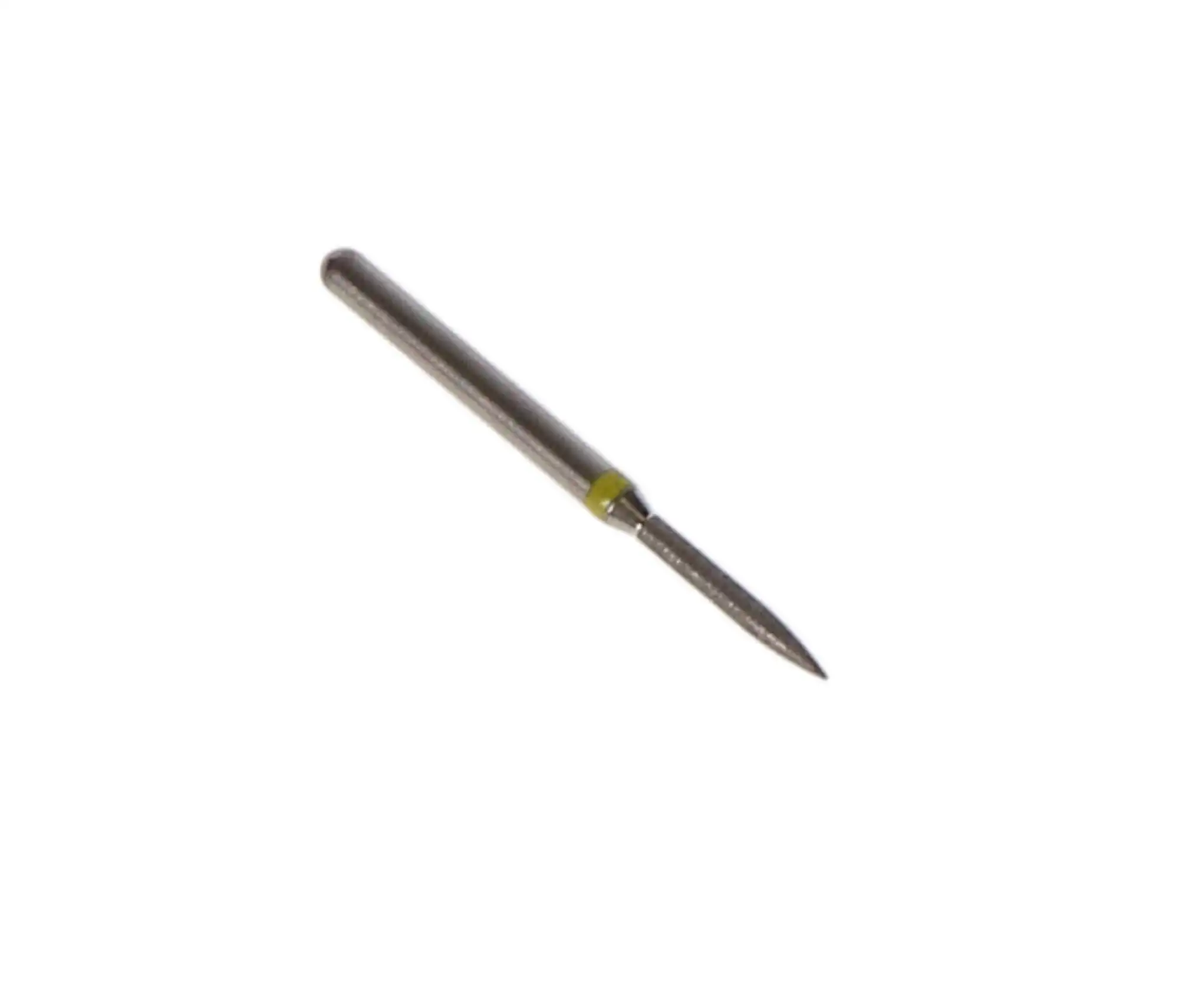 NTI Diamond Bur, FG, Flame, #862, 1.0 mm, Super Fine, Yellow, 5/Pk, SF862-010 thumbnail 3