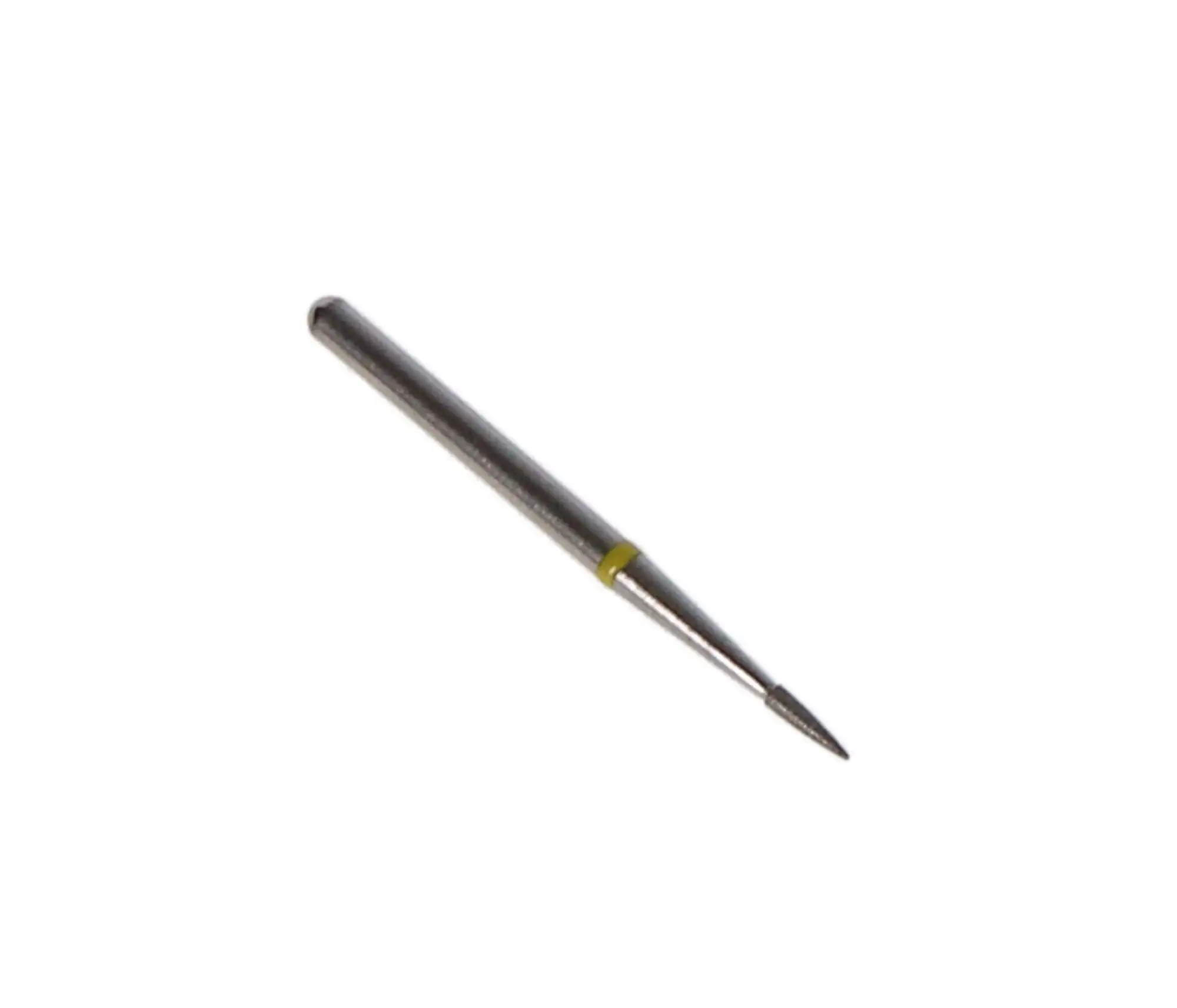 NTI Diamond Bur, FG, Flame, # SF889, 0.9 mm, Extra Fine, Yellow, 5/Pk, SF889-009 thumbnail 4