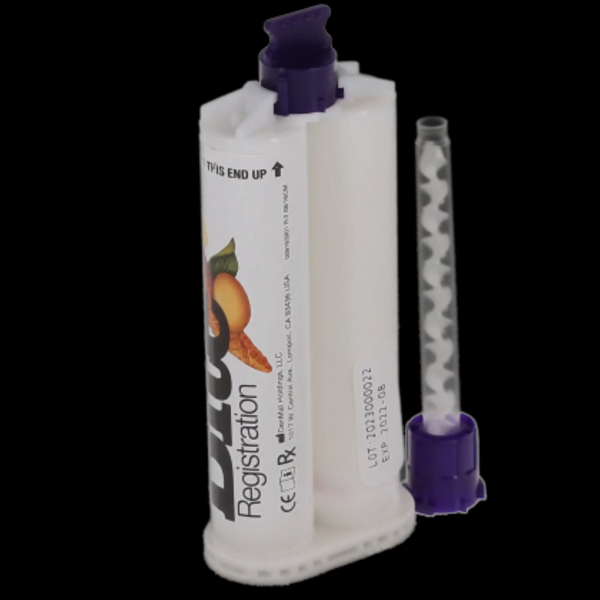 Vanilla Bite VPS Bite Registration Material, Fast Set, Rigid, Vanilla Scent, 48 mL Cartridges, 2/Pk with 10 Mixing Tips, SPD1105 thumbnail 3