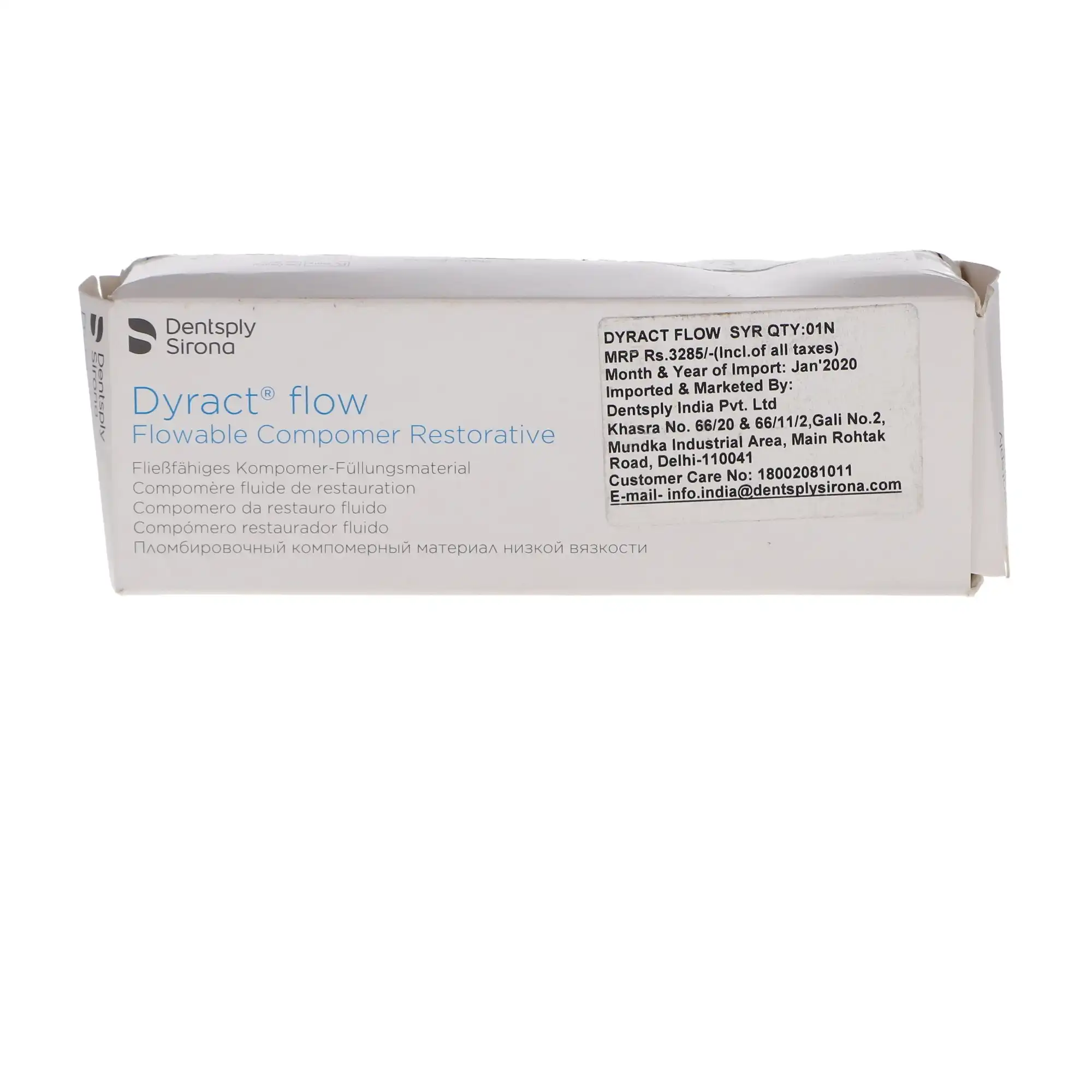 Dyract Flow Flowable Compomer, Light-Cure, Syringe Refill, 1.8 g, A3, 2/Pk, 60604403 thumbnail 5