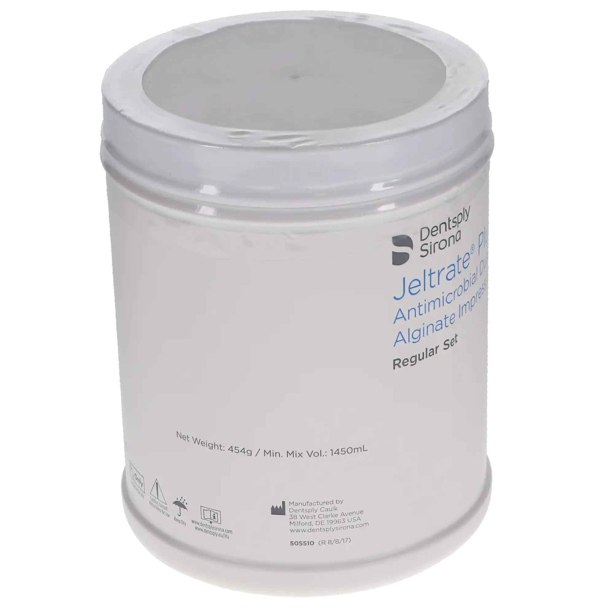 Jeltrate Plus Antimicrobial Dustless Alginate Impression Material, Regular Set, 1 lb Canister, 605502 thumbnail 4