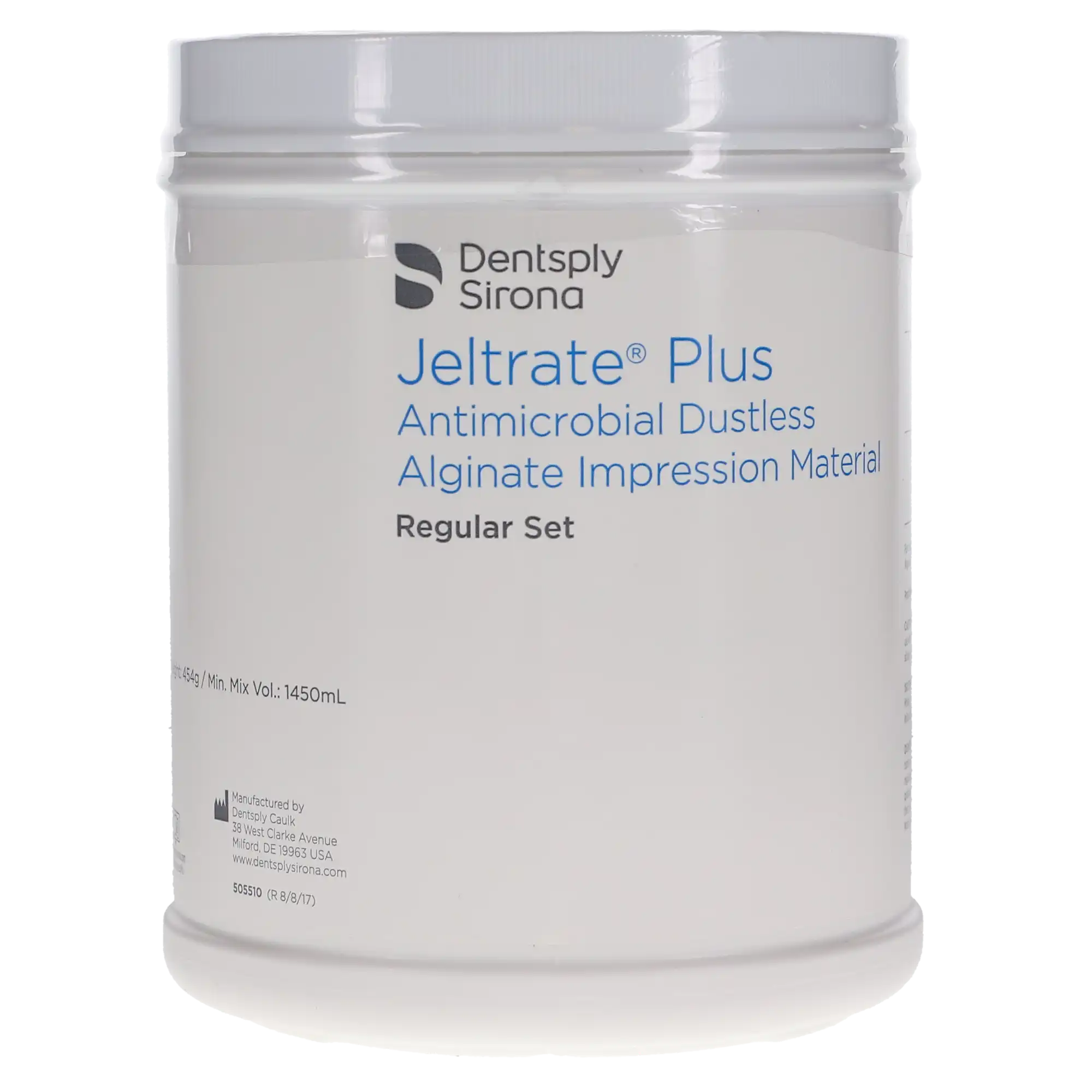 Jeltrate Plus Antimicrobial Dustless Alginate Impression Material, Regular Set, 1 lb Canister, 605502 thumbnail 5