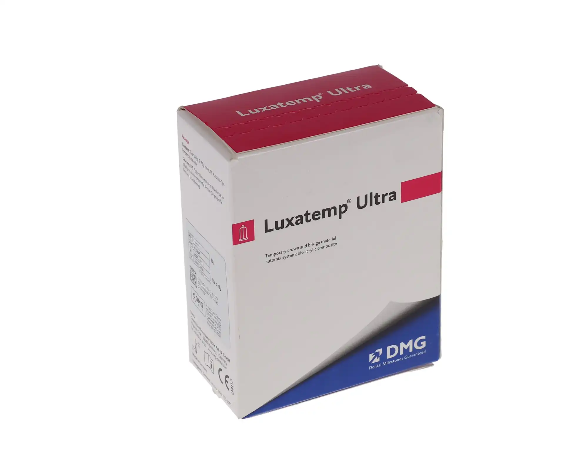 Luxatemp Ultra Automix Temporary Crown & Bridge Material, Bleach Light, 76g Cartridge with 15 Mixing Tips, Refill Kit, 110911 thumbnail 12