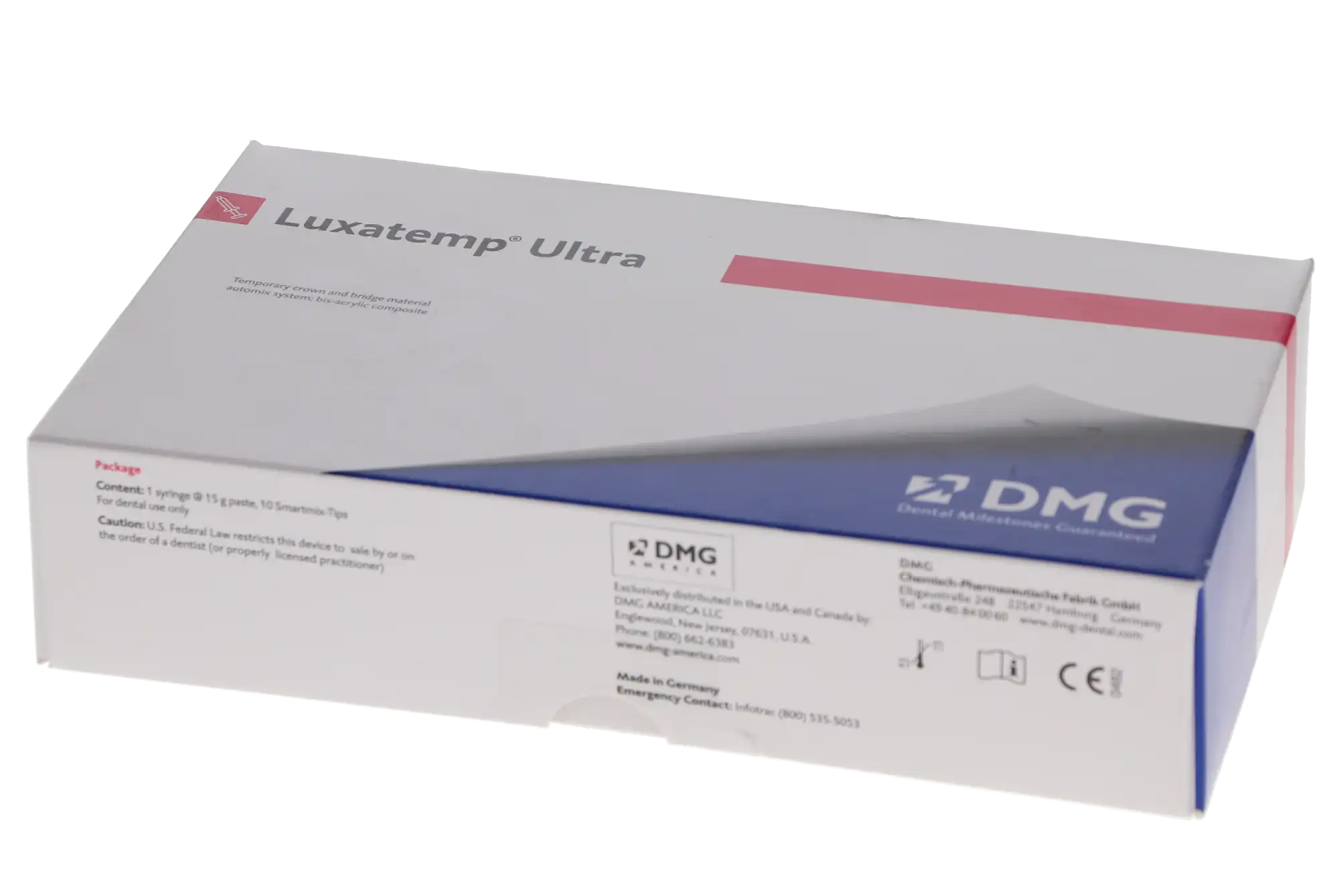 Luxatemp Ultra Smartmix Temporary Crown & Bridge Material, Syringe Refill, 15 g, Shade A2, 1/Pk, 110901 thumbnail 4