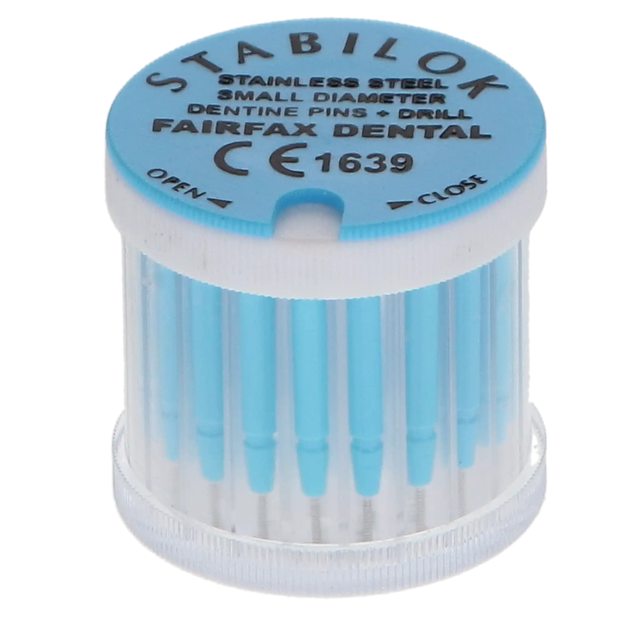 Stabilok Dentin Pins, Stainless Steel, Standard Kit, 0.021", Blue, 20/Pk, 50054 thumbnail 5
