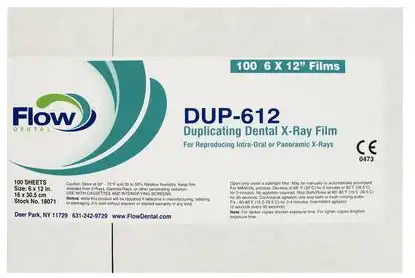 Flow X-Ray Duplicating Film, 50 Sheets per Pack - Duplicating Film, 50/Pk - Image 1