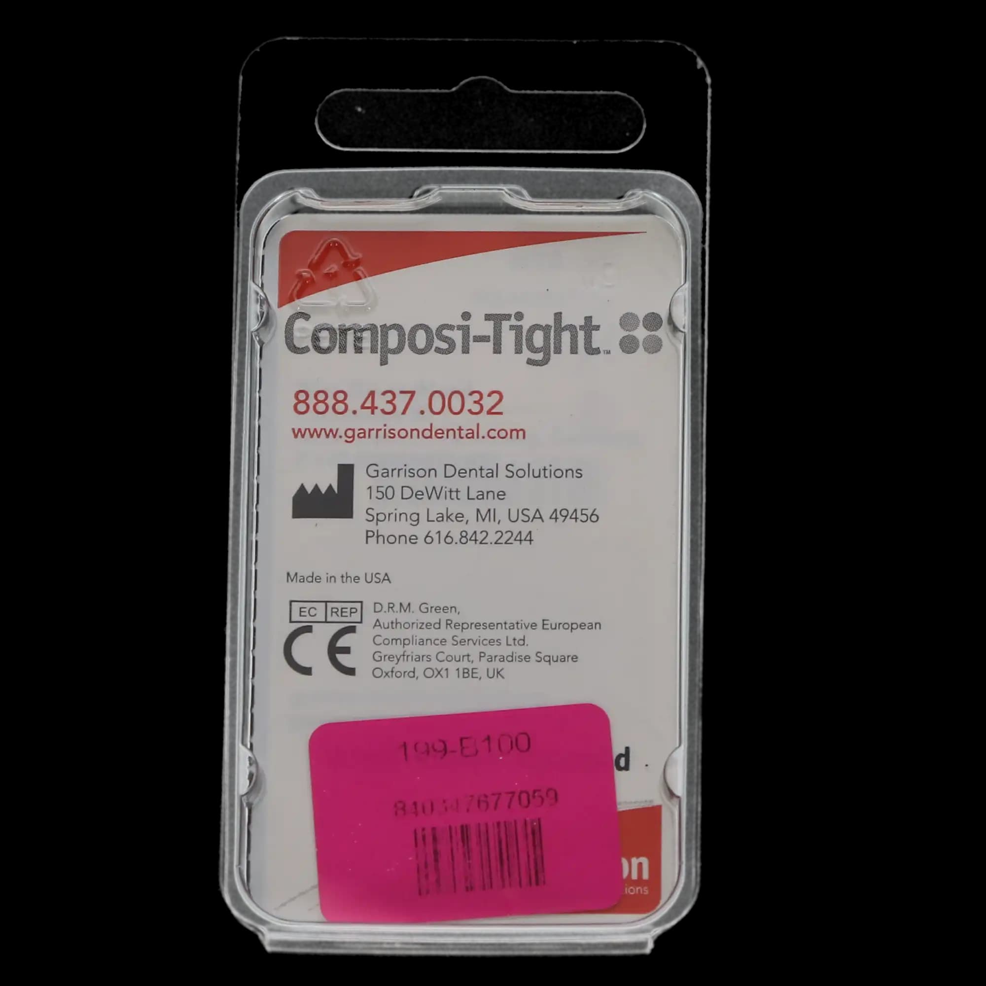 Garrison Composi-Tight B-Series Bicuspid Sectional Matrix Bands, 4.6mm, 100/Pk, B100 thumbnail 8
