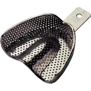 COE Nickel-Plated Perforated Metal Impression Tray, #3 Medium/Large Upper, 1/Pk, 260031 thumbnail 6