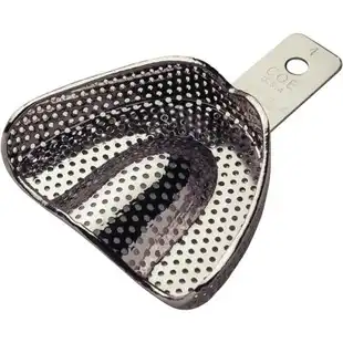 COE Nickel-Plated Perforated Impression Tray, #4 Medium Upper, 1/Pk, 260041 thumbnail 6