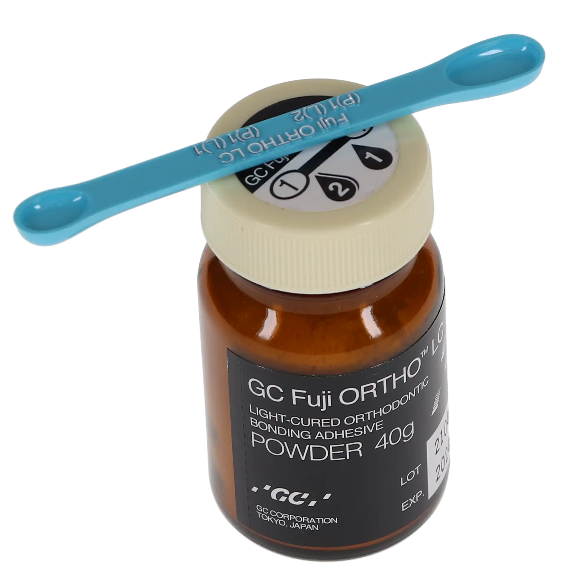 GC Fuji Ortho LC Orthodontic Cement Powder Refill, 40 g Bottle, 1/Pk, 000029 thumbnail 11
