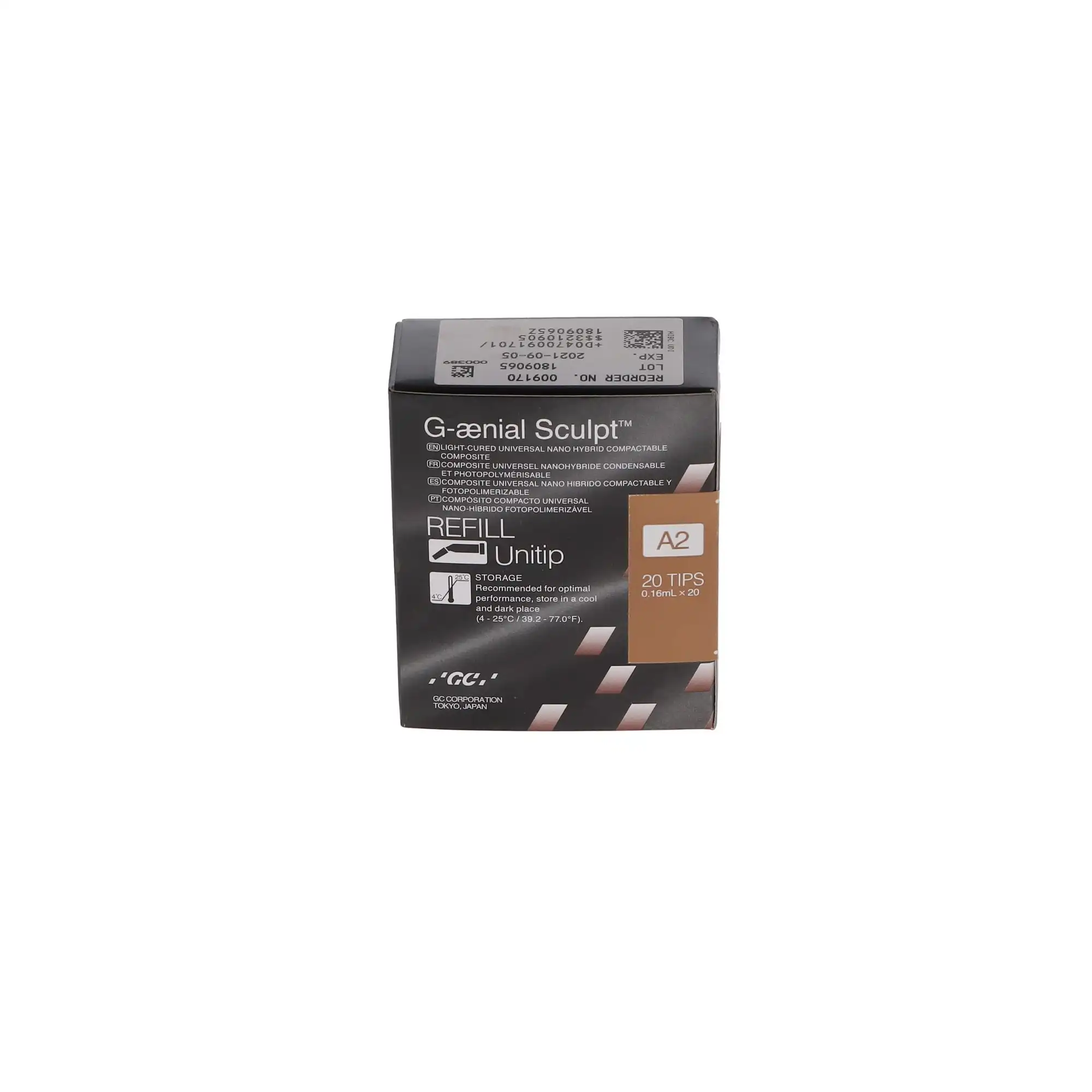 G-aenial Sculpt Universal Composite, Unitip Refill, 0.16 ml, Shade A2, 20/Pk, 009170 thumbnail 10