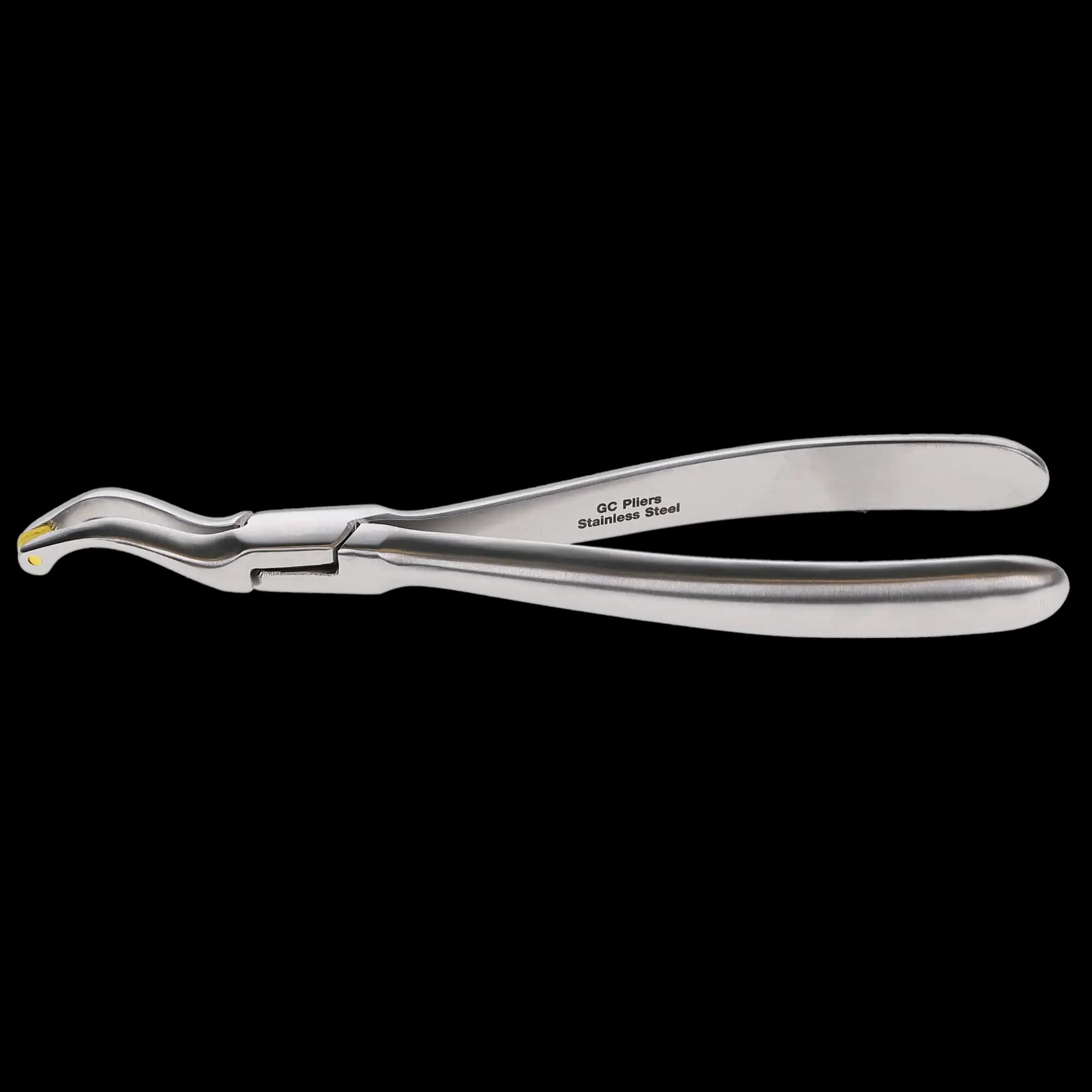GC KY Pliers Standard Pack, Crown Removal Instrument, Stainless Steel, Starter Package with 20 Rubber Tips and Emery Powder, 1/Set, 800111 thumbnail 2