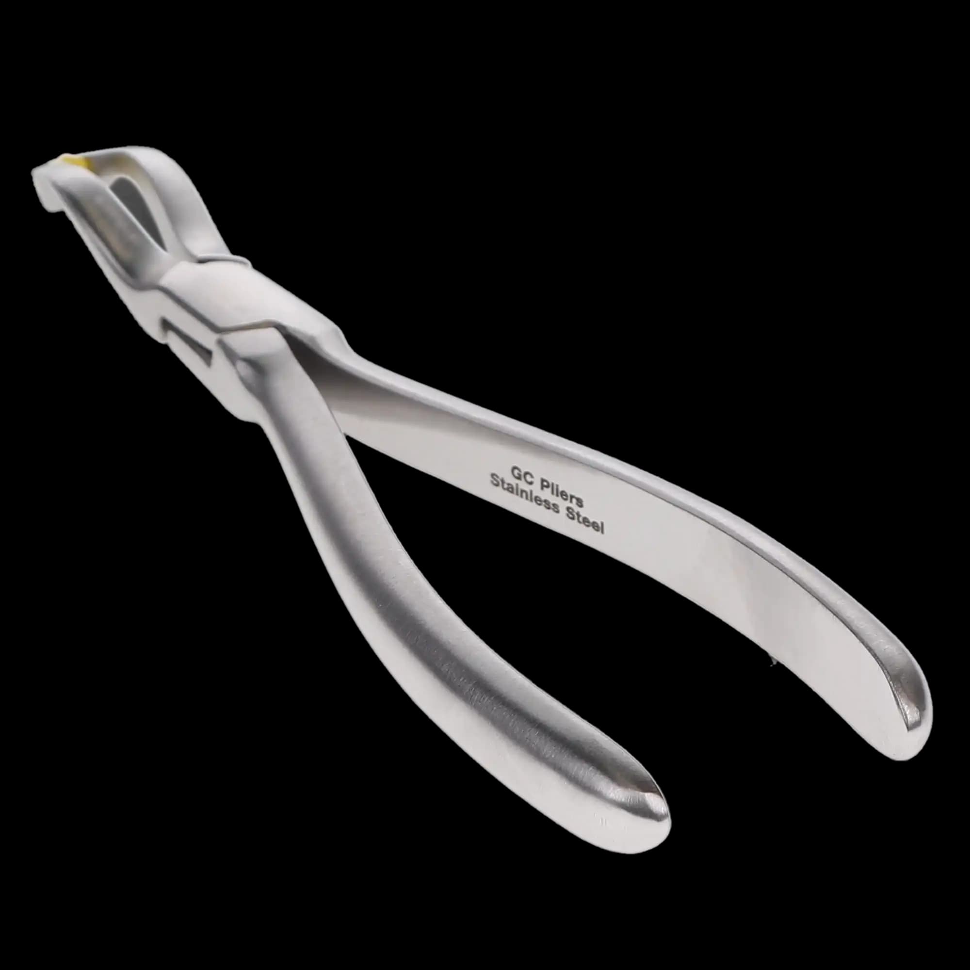 GC KY Pliers Standard Pack, Crown Removal Instrument, Stainless Steel, Starter Package with 20 Rubber Tips and Emery Powder, 1/Set, 800111 thumbnail 4