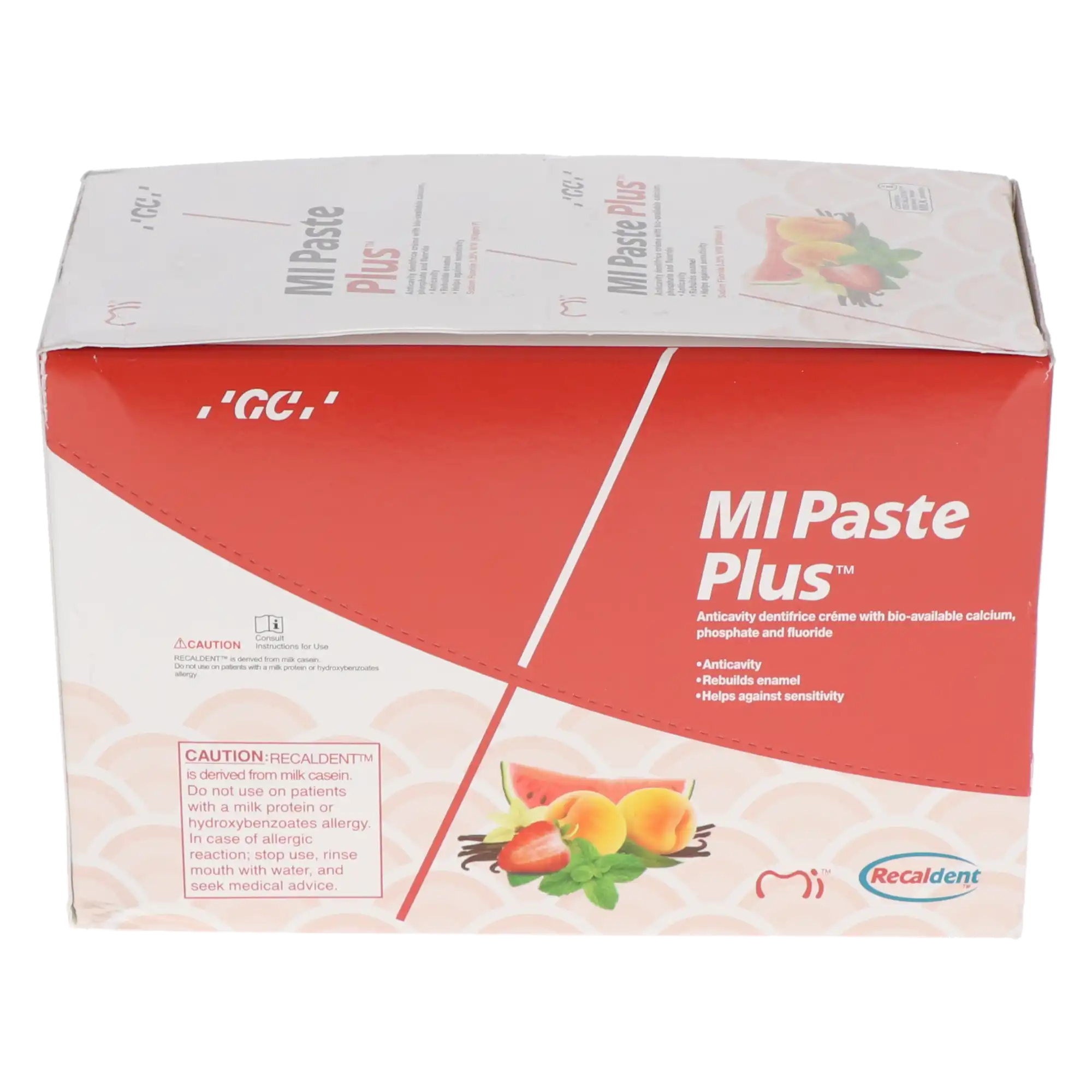 GC America MI Paste Plus Topical Tooth Crème with RECALDENT (CPP-ACP) and 900 ppm Fluoride, Assorted Flavors, 40 g Tubes, 10/Pk, 422614 thumbnail 12