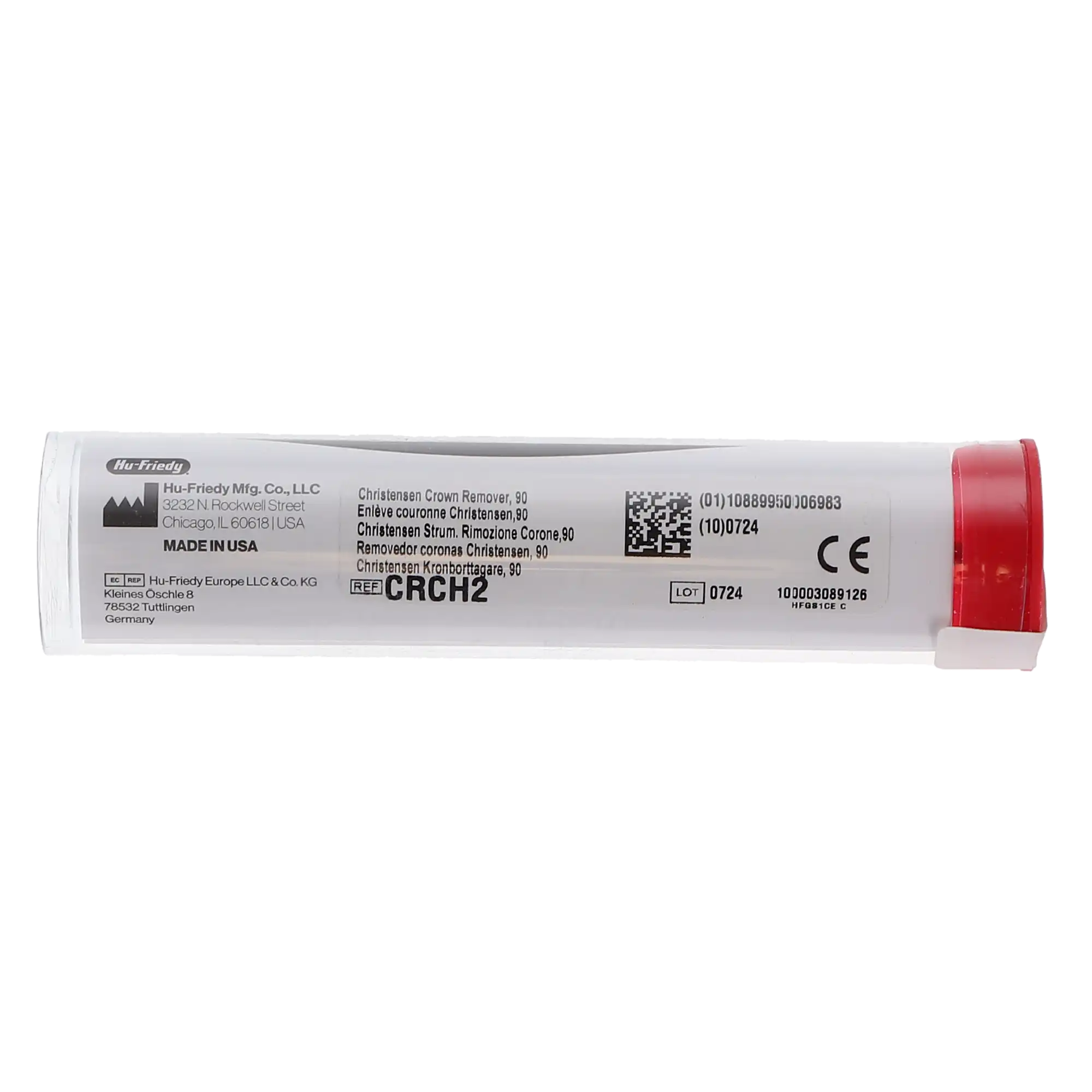 Hu-Friedy Christensen Crown Remover, 90-Degree Right Angle, Posterior, 3 mm, #509 Tapered Hexagon Handle, CRCH2 thumbnail 4